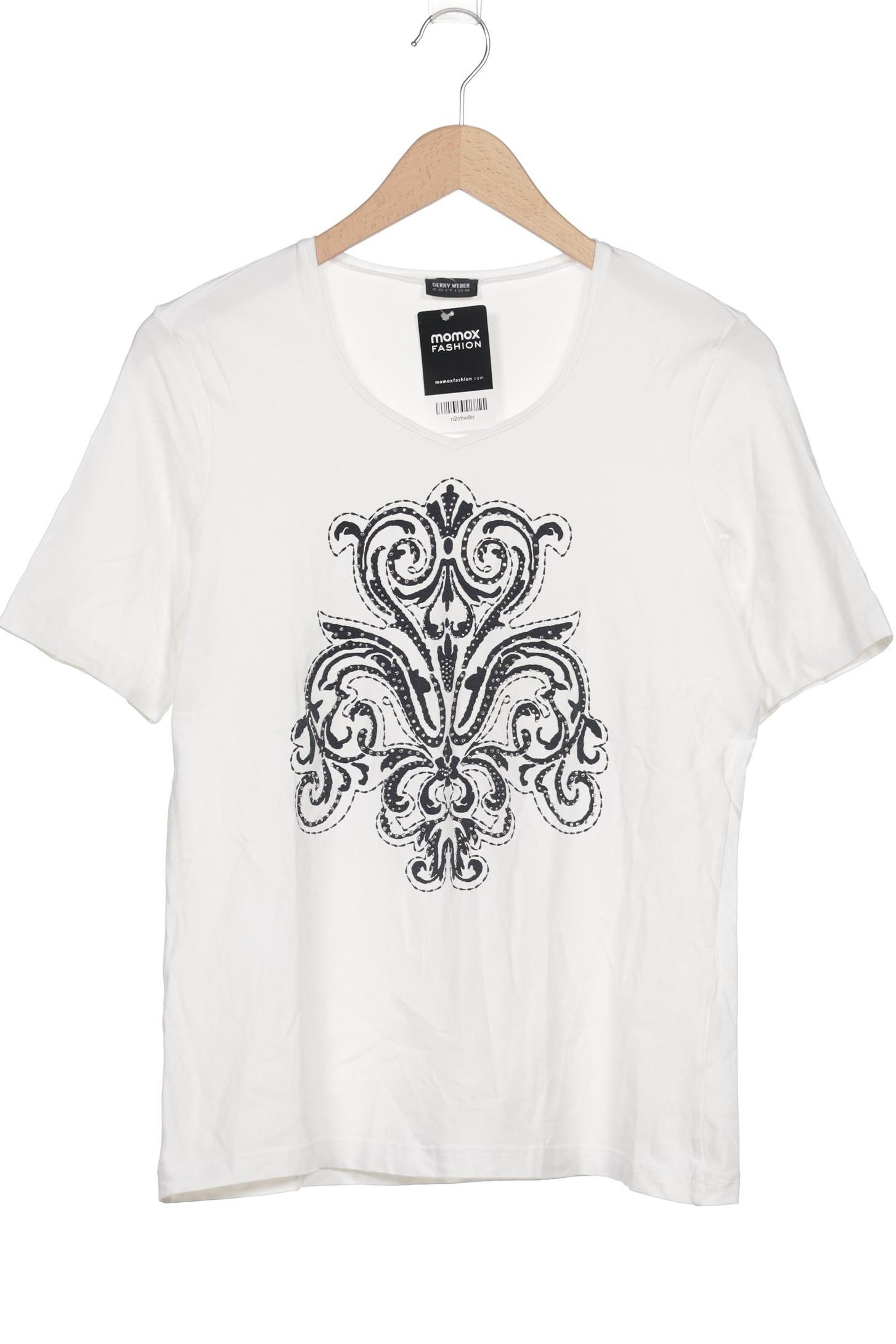 

Gerry Weber Damen T-Shirt, weiß, Gr. 38