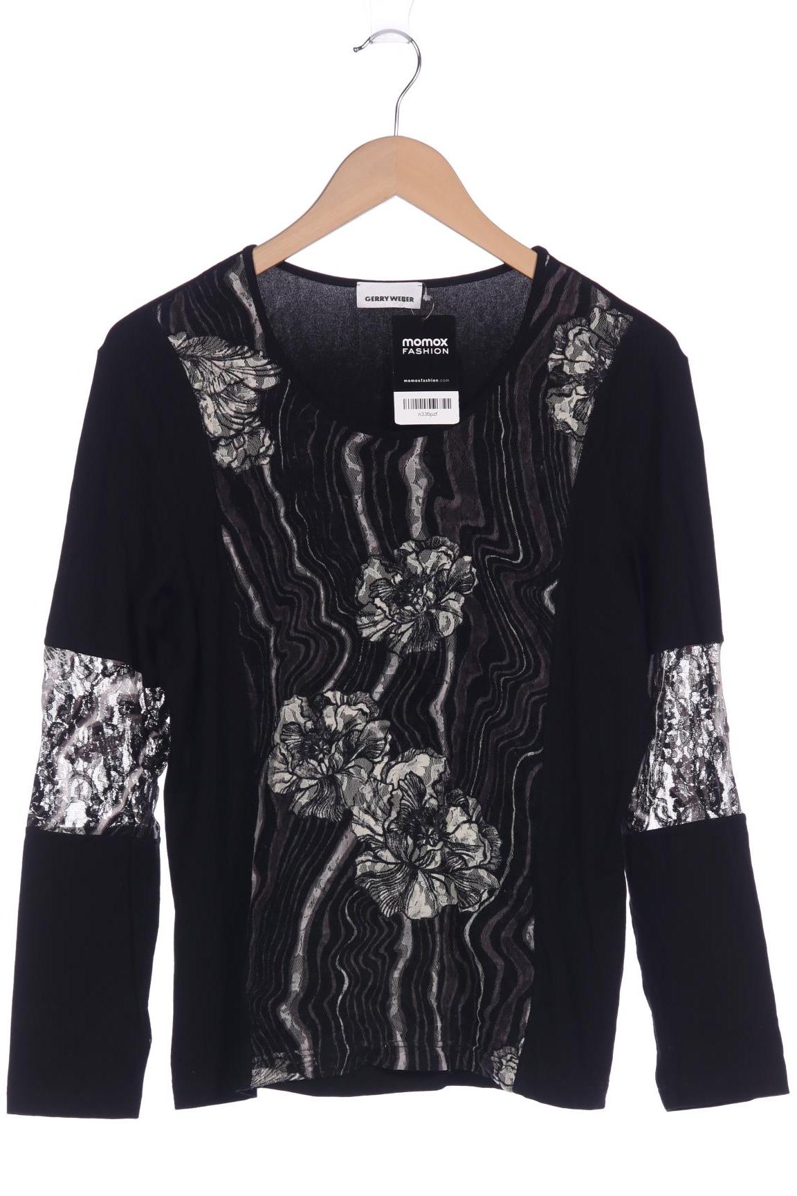 

Gerry Weber Damen Langarmshirt, schwarz, Gr. 42