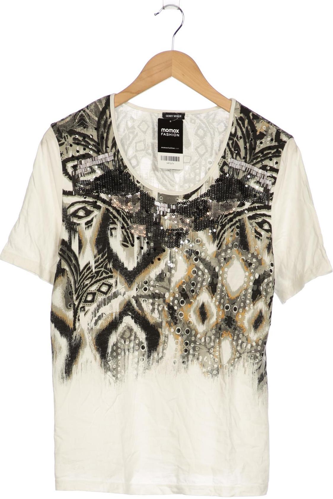 

Gerry Weber Damen T-Shirt, weiß, Gr. 42