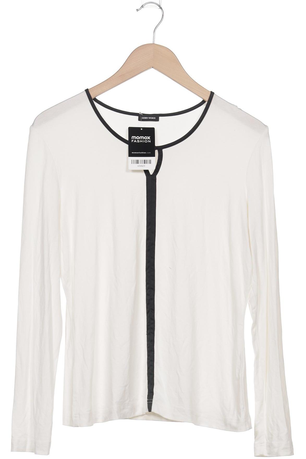 

Gerry Weber Damen Langarmshirt, weiß, Gr. 38