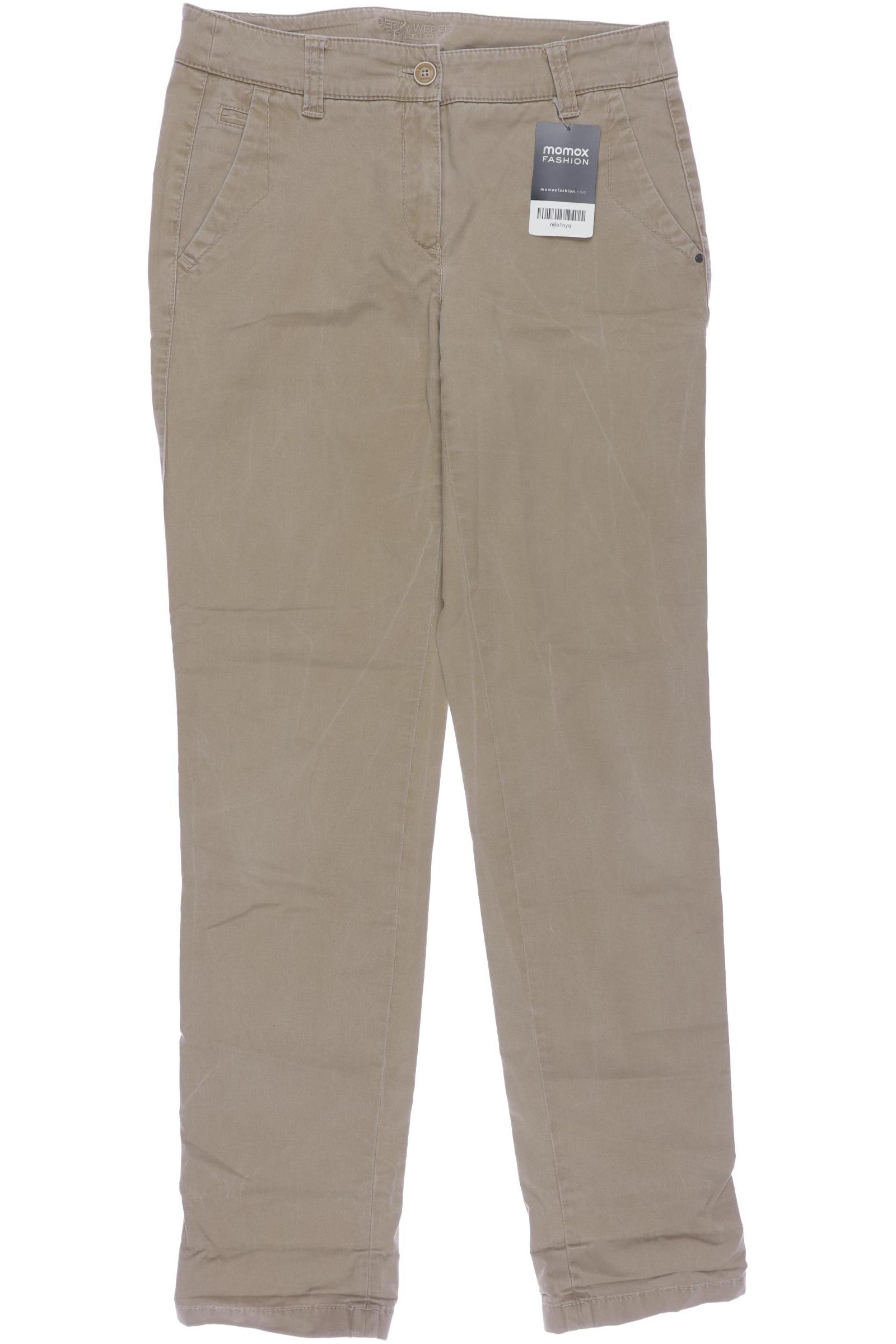 

Gerry Weber Damen Stoffhose, beige, Gr. 30