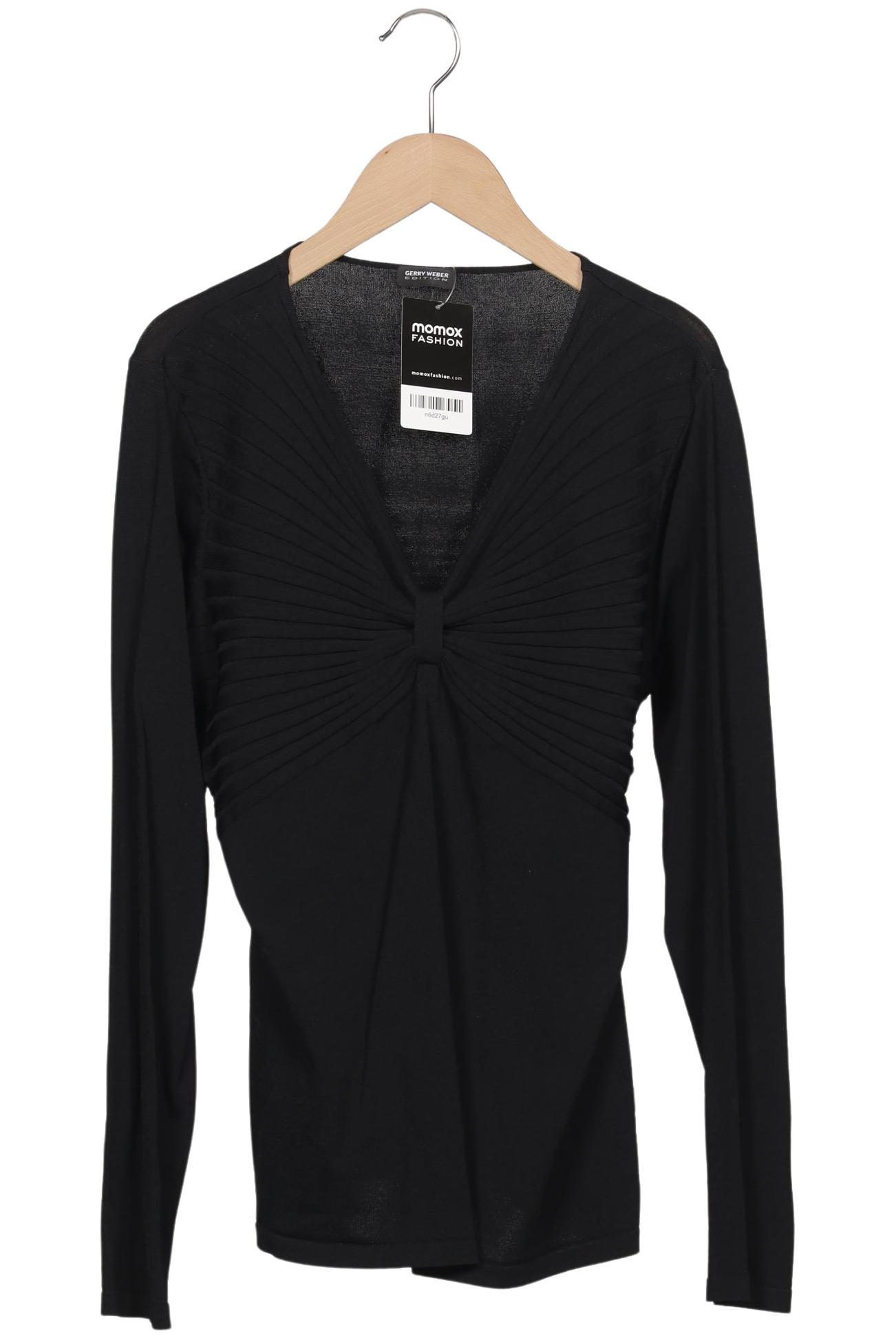 

Gerry Weber Damen Langarmshirt, schwarz, Gr. 38