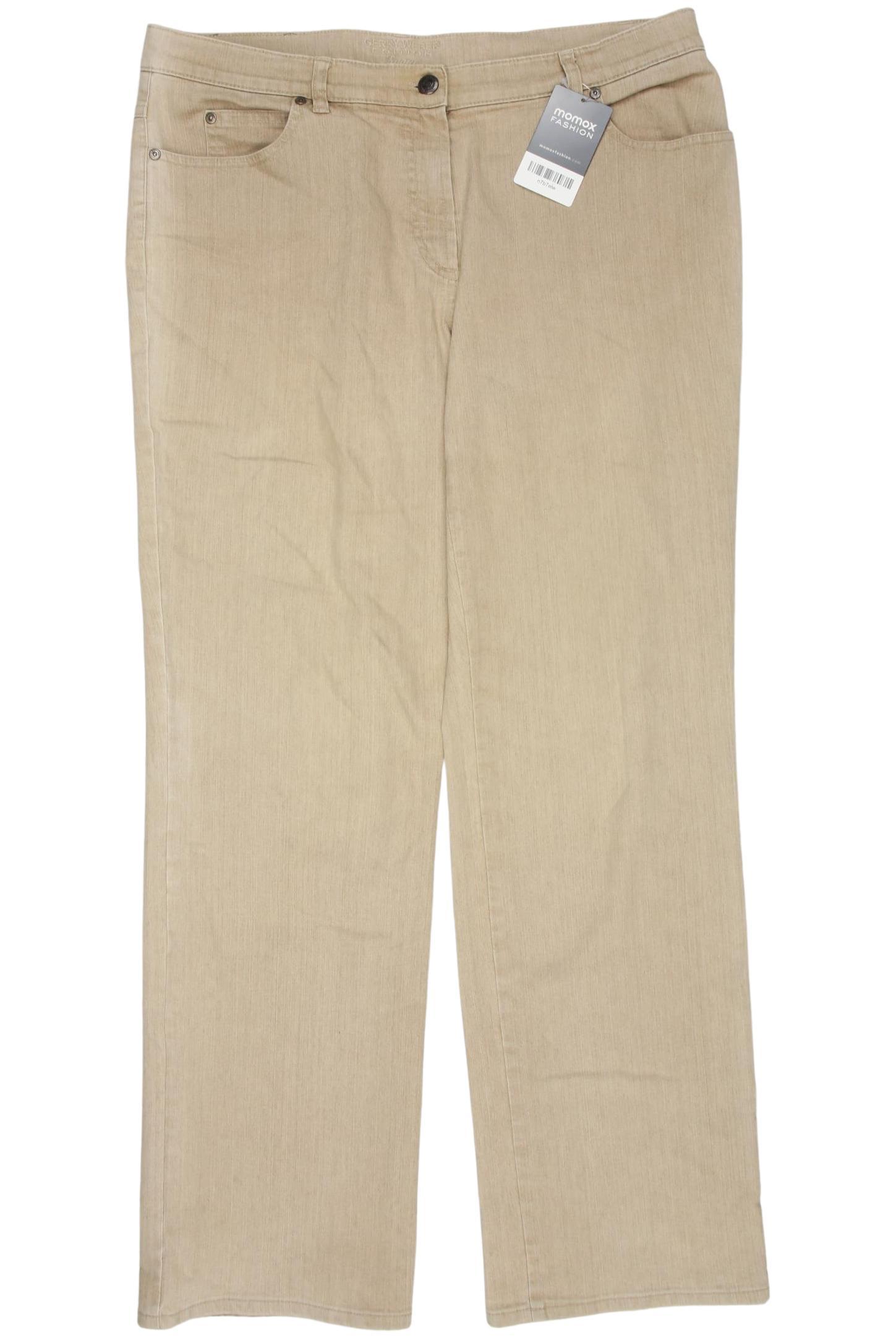 

Gerry Weber Damen Jeans, beige, Gr. 44
