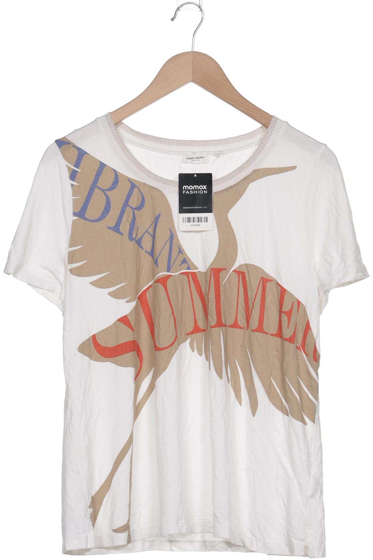 

Gerry Weber Damen T-Shirt, weiß, Gr. 42