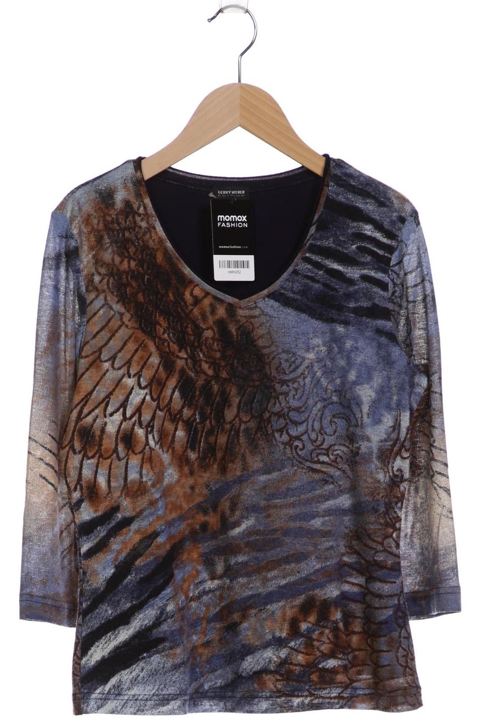 

Gerry Weber Damen Langarmshirt, blau, Gr. 38