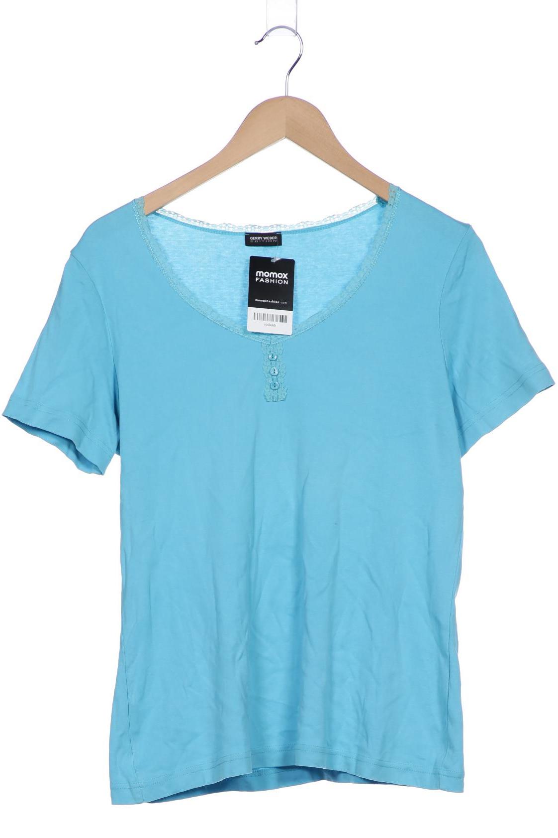 

Gerry Weber Damen T-Shirt, blau, Gr. 42