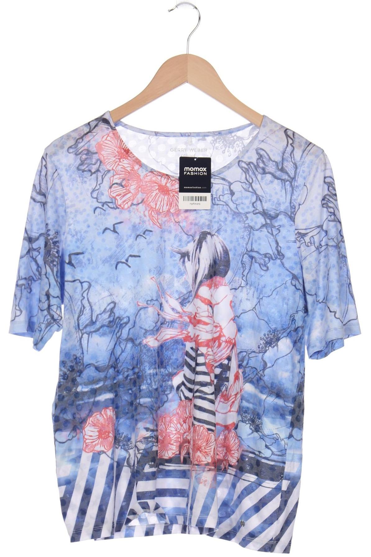 

Gerry Weber Damen T-Shirt, blau, Gr. 44