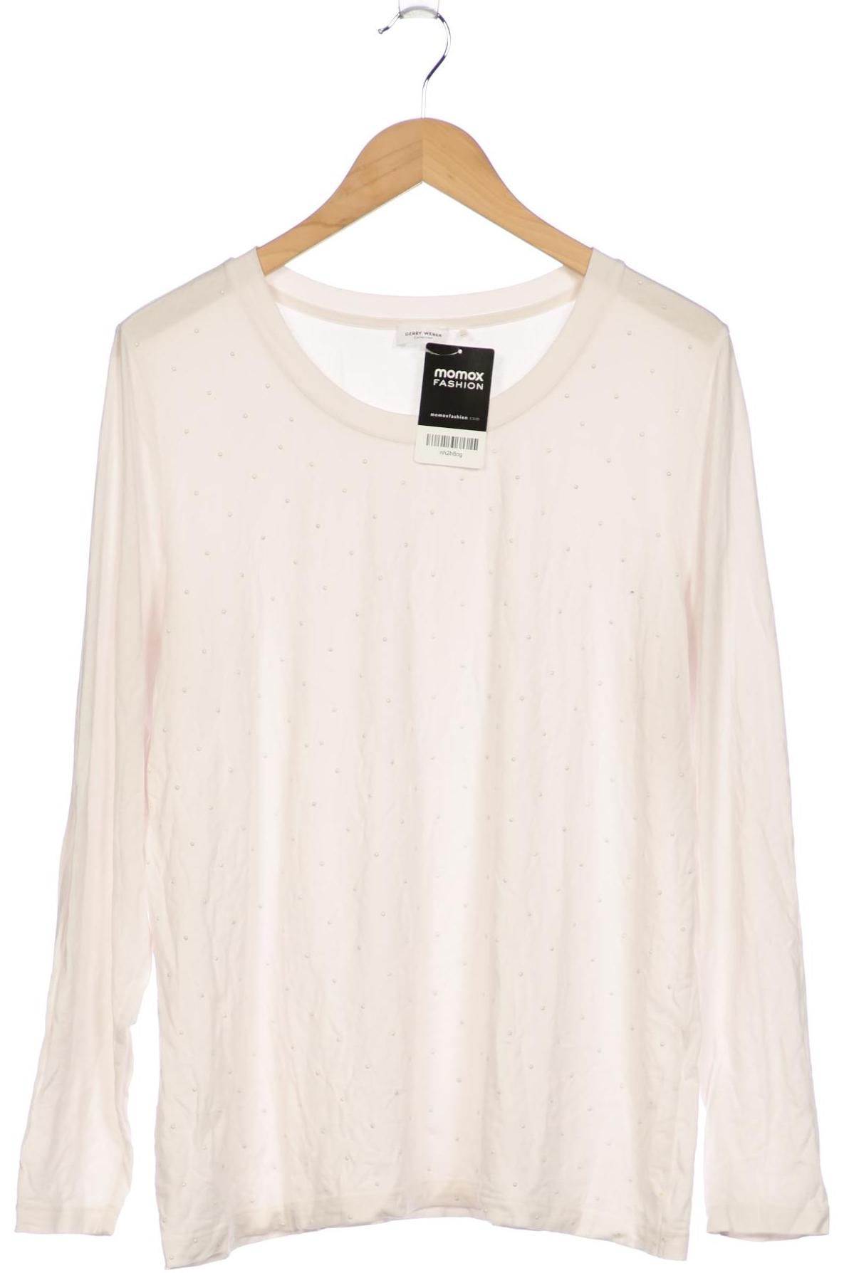 

Gerry Weber Damen Langarmshirt, weiß, Gr. 48