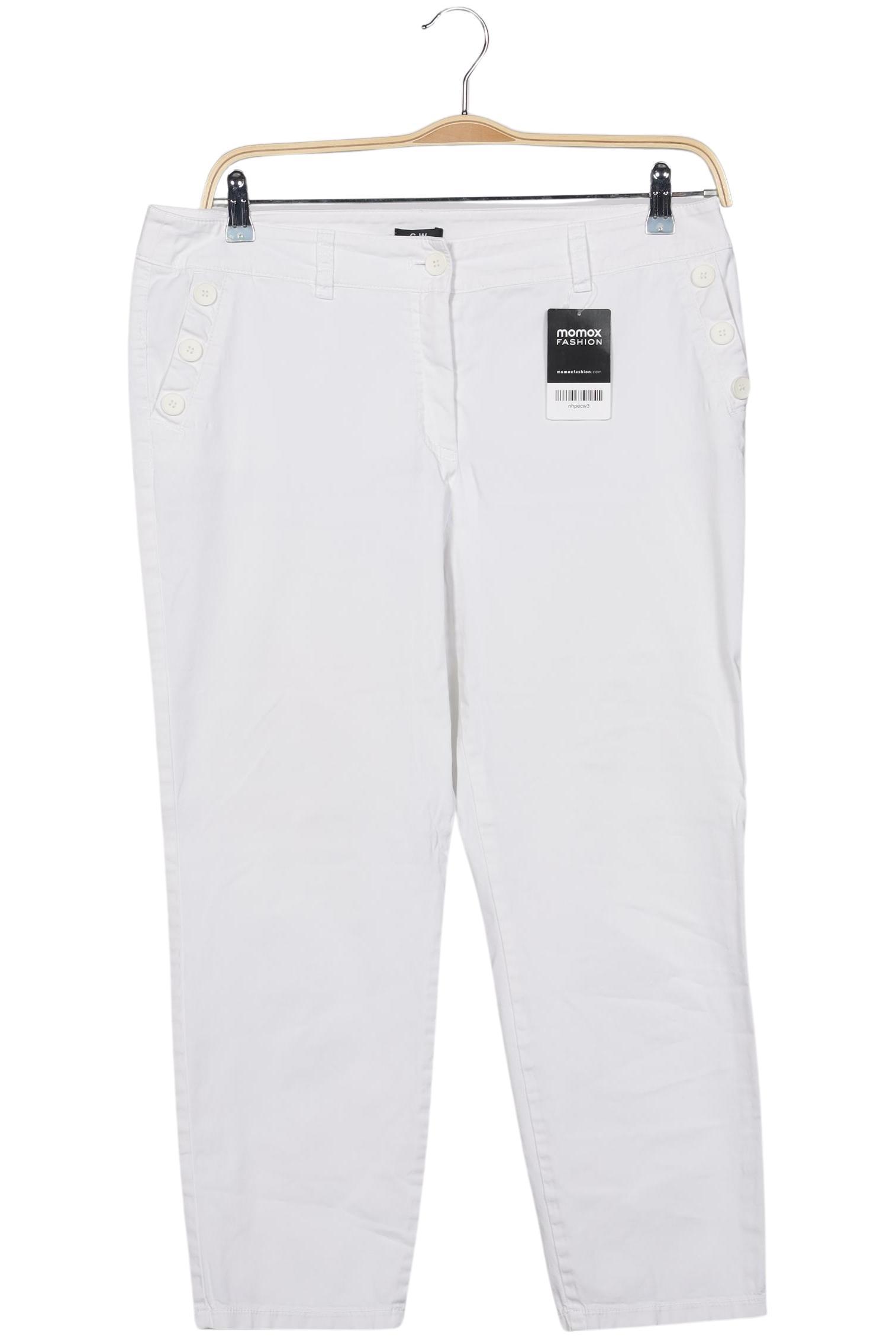 

Gerry Weber Damen Stoffhose, weiß, Gr. 44