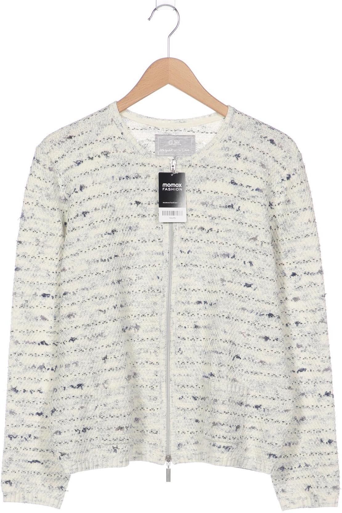

Gerry Weber Damen Strickjacke, weiß, Gr. 42