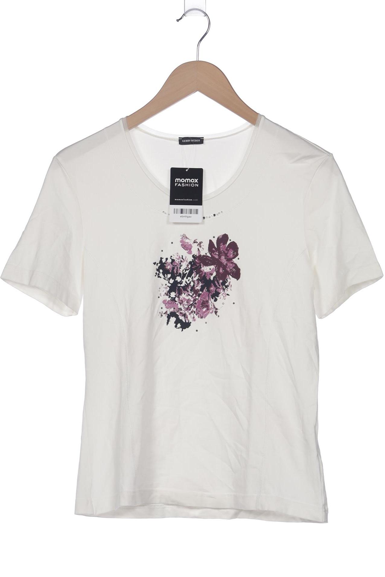 

Gerry Weber Damen T-Shirt, cremeweiß, Gr. 38