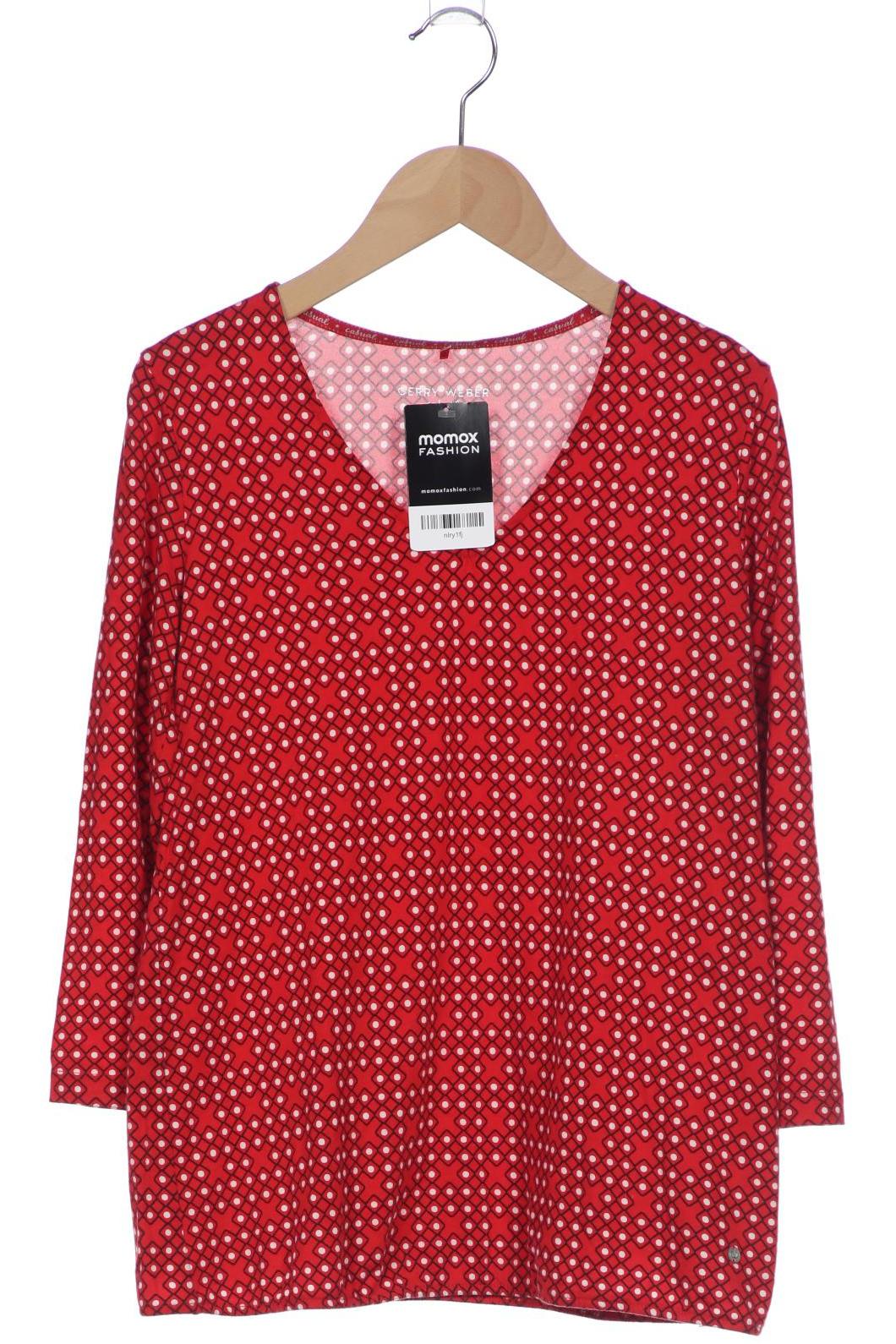 

Gerry Weber Damen Langarmshirt, rot, Gr. 34