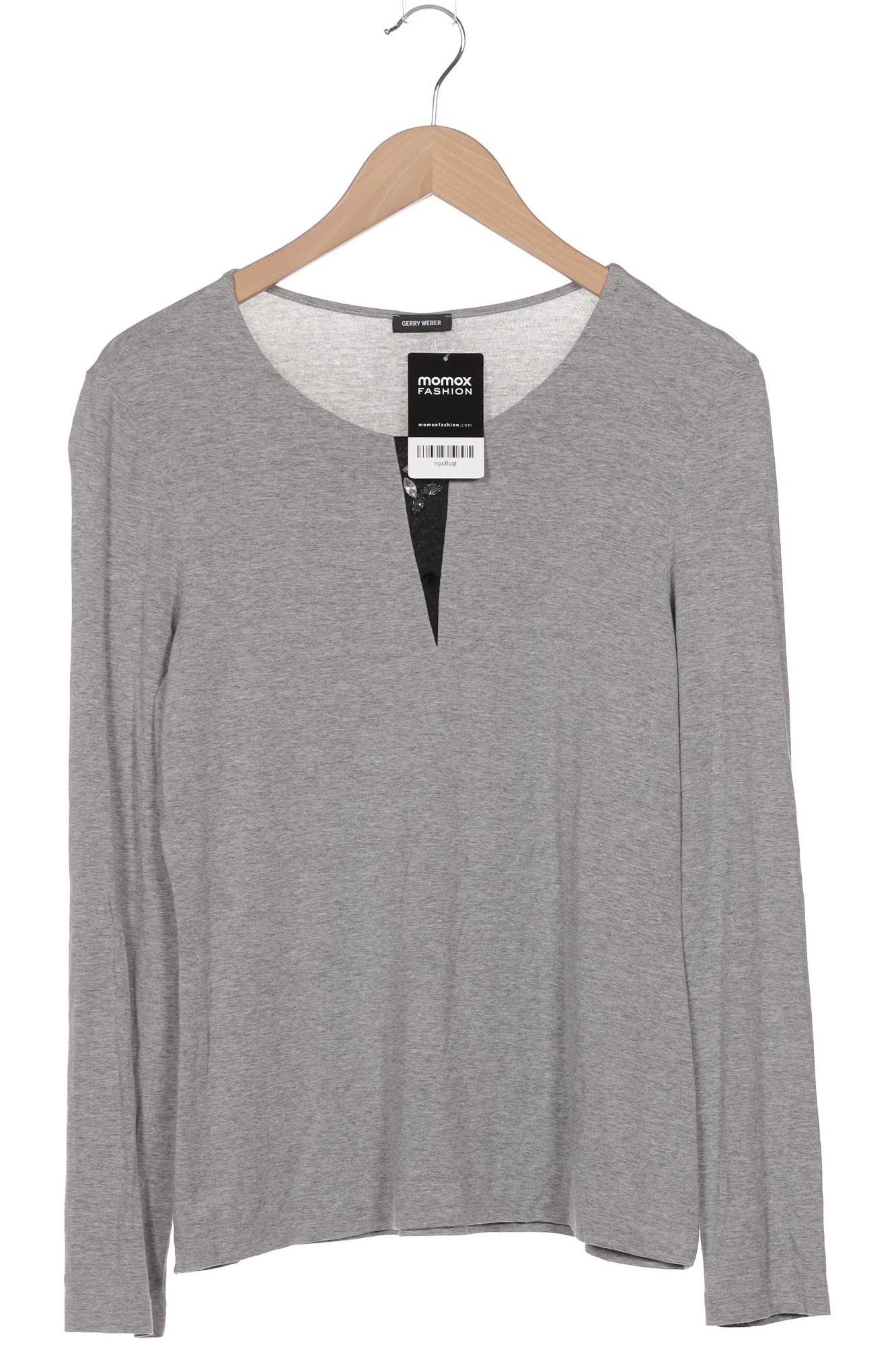 

Gerry Weber Damen Langarmshirt, grau, Gr. 38