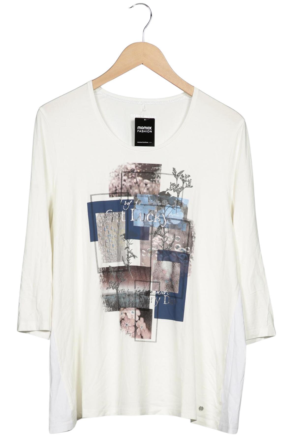 

Gerry Weber Damen Langarmshirt, cremeweiß, Gr. 46