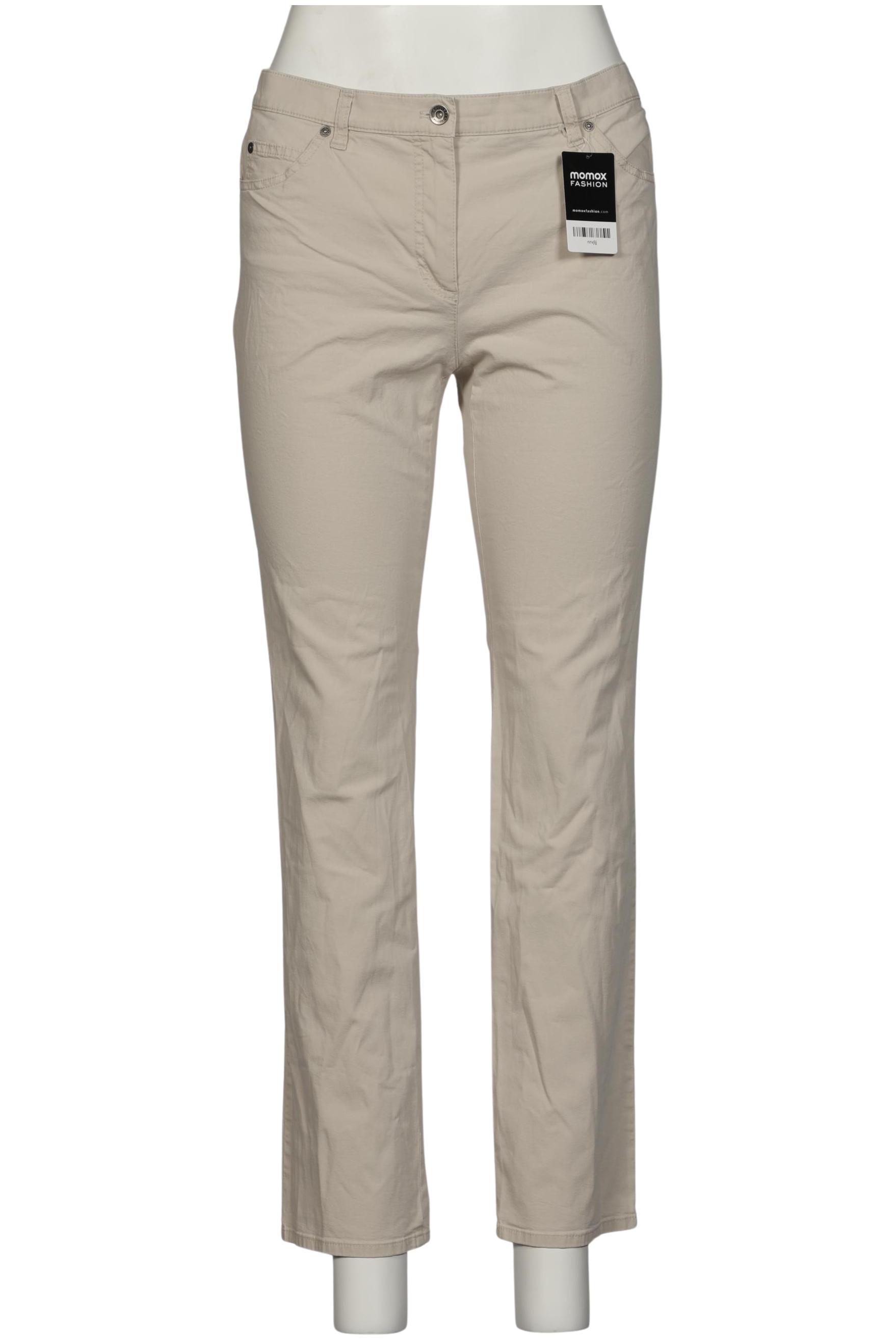 

Gerry Weber Damen Stoffhose, beige, Gr. 44