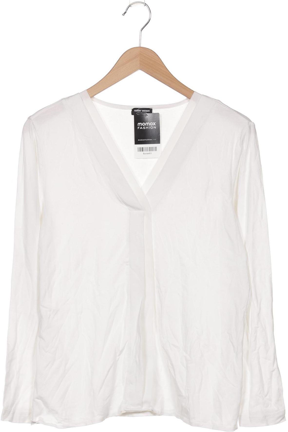 

Gerry Weber Damen Langarmshirt, weiß, Gr. 38