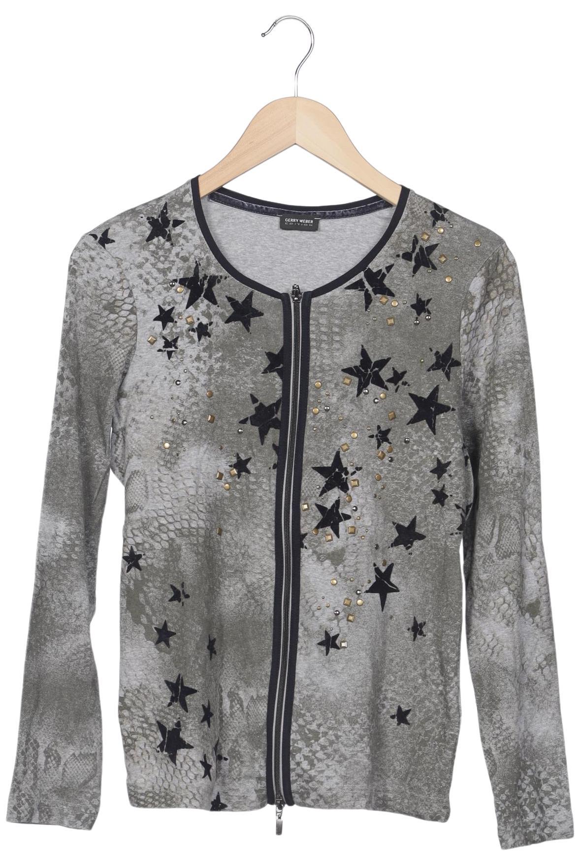 

Gerry Weber Damen Strickjacke, grau, Gr. 38