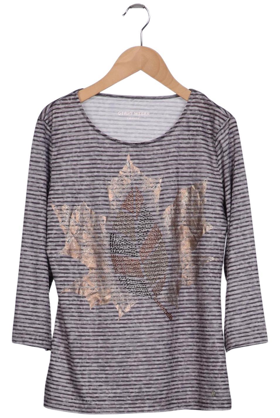 

Gerry Weber Damen Langarmshirt, grau, Gr. 36