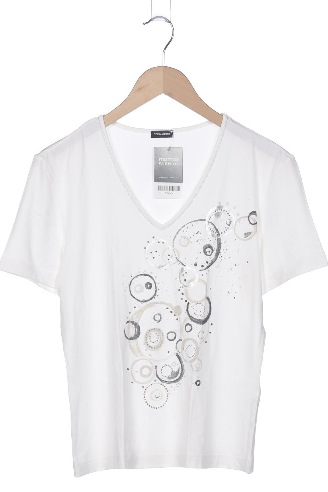 

Gerry Weber Damen T-Shirt, cremeweiß, Gr. 38