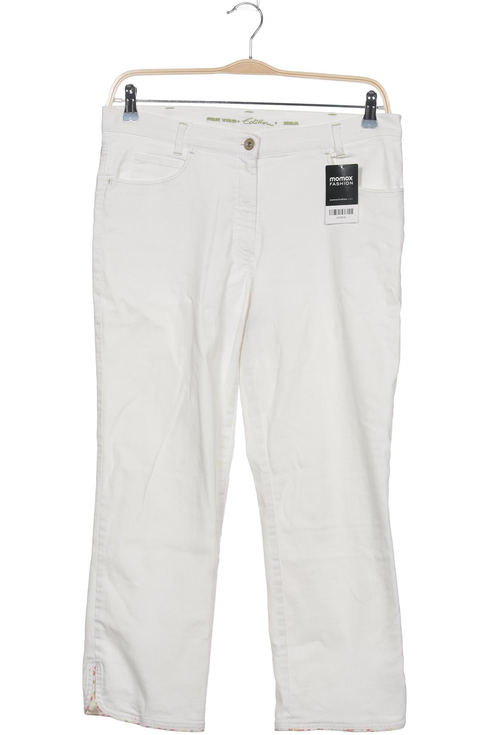 

Gerry Weber Damen Stoffhose, weiß, Gr. 44