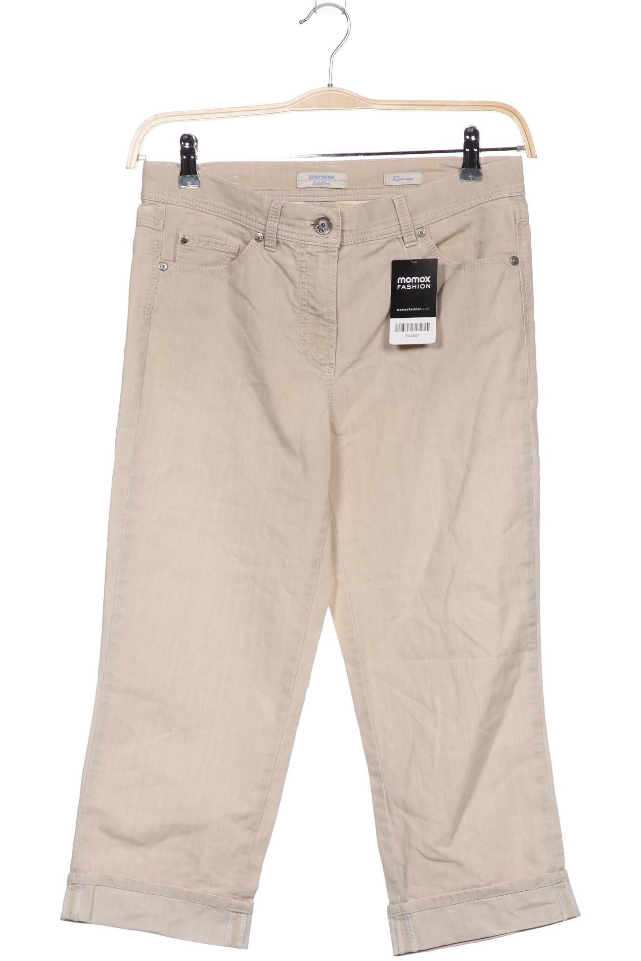 

Gerry Weber Damen Stoffhose, beige, Gr. 32