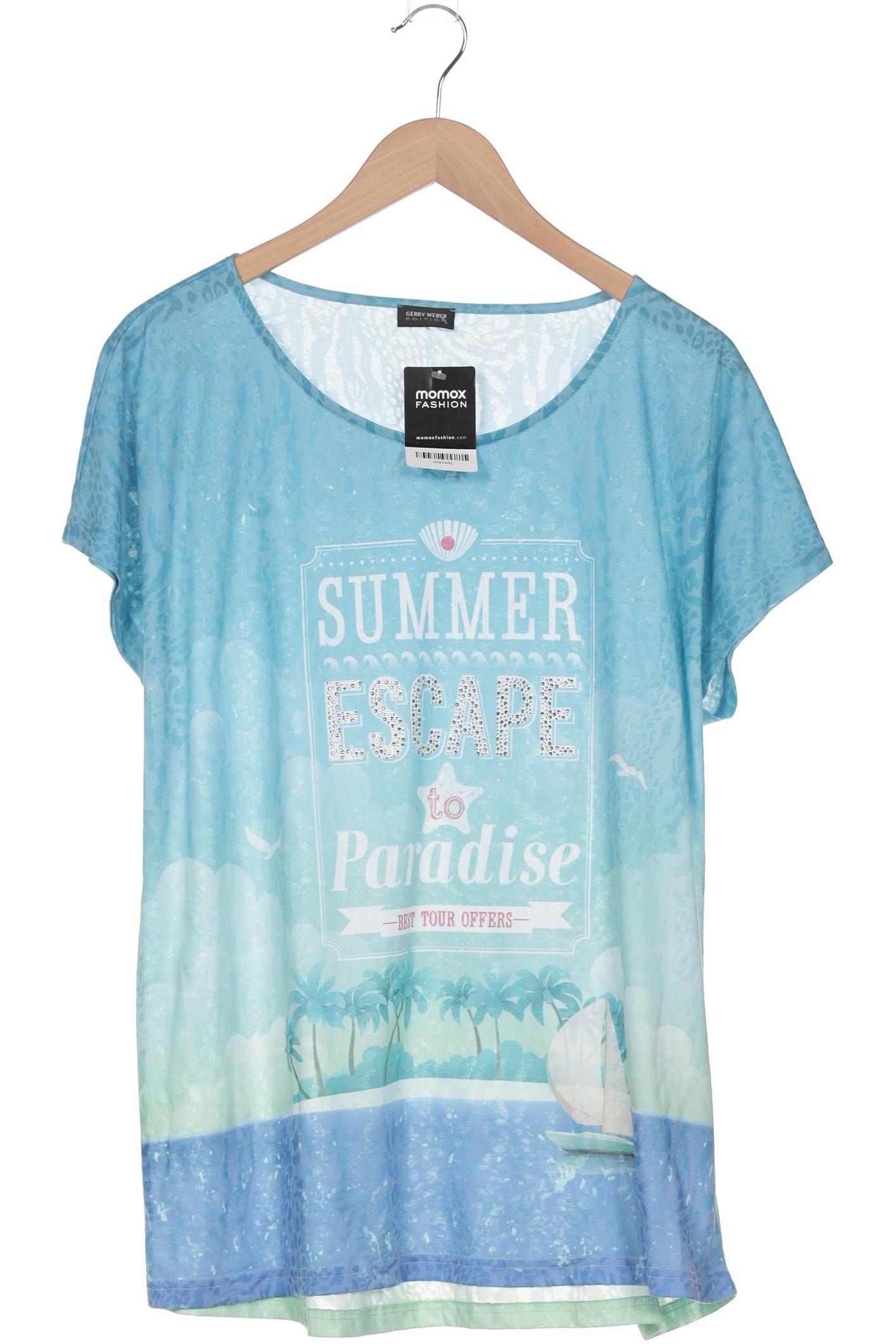 

Gerry Weber Damen T-Shirt, hellblau, Gr. 46
