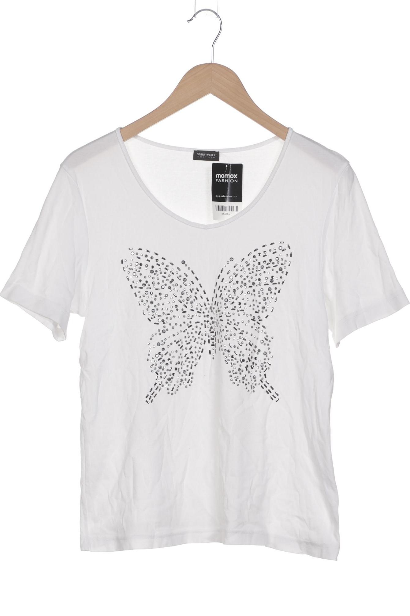 

Gerry Weber Damen T-Shirt, weiß, Gr. 42
