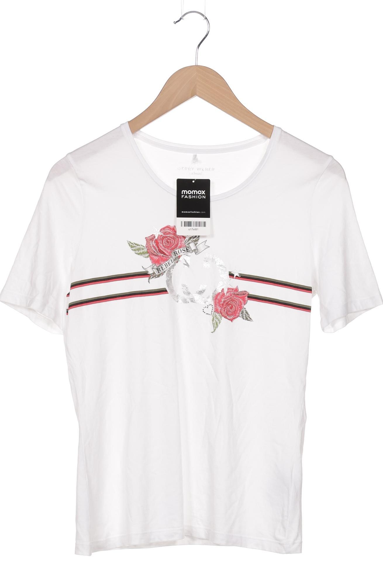 

Gerry Weber Damen T-Shirt, weiß, Gr. 38