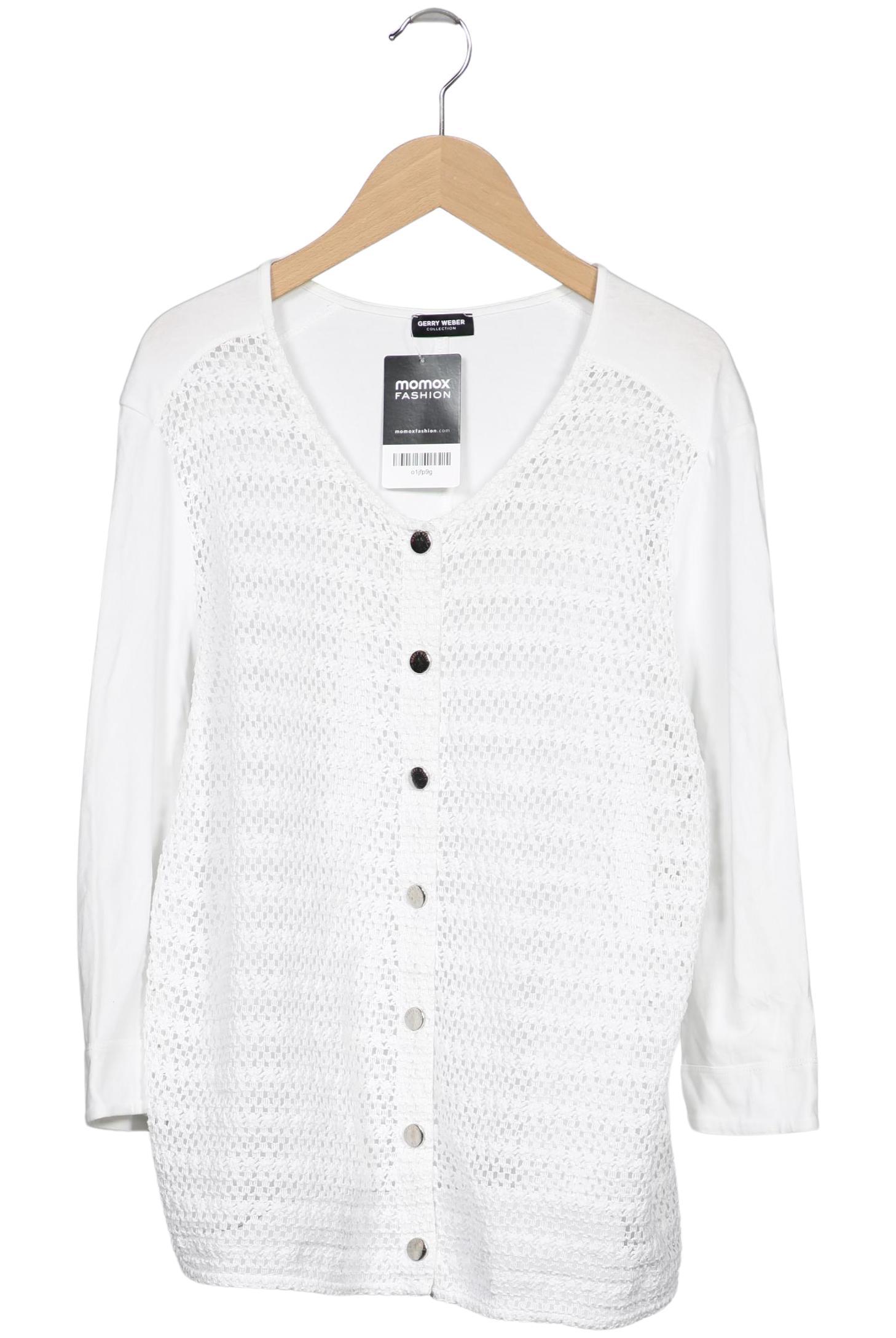 

Gerry Weber Damen Strickjacke, weiß, Gr. 42