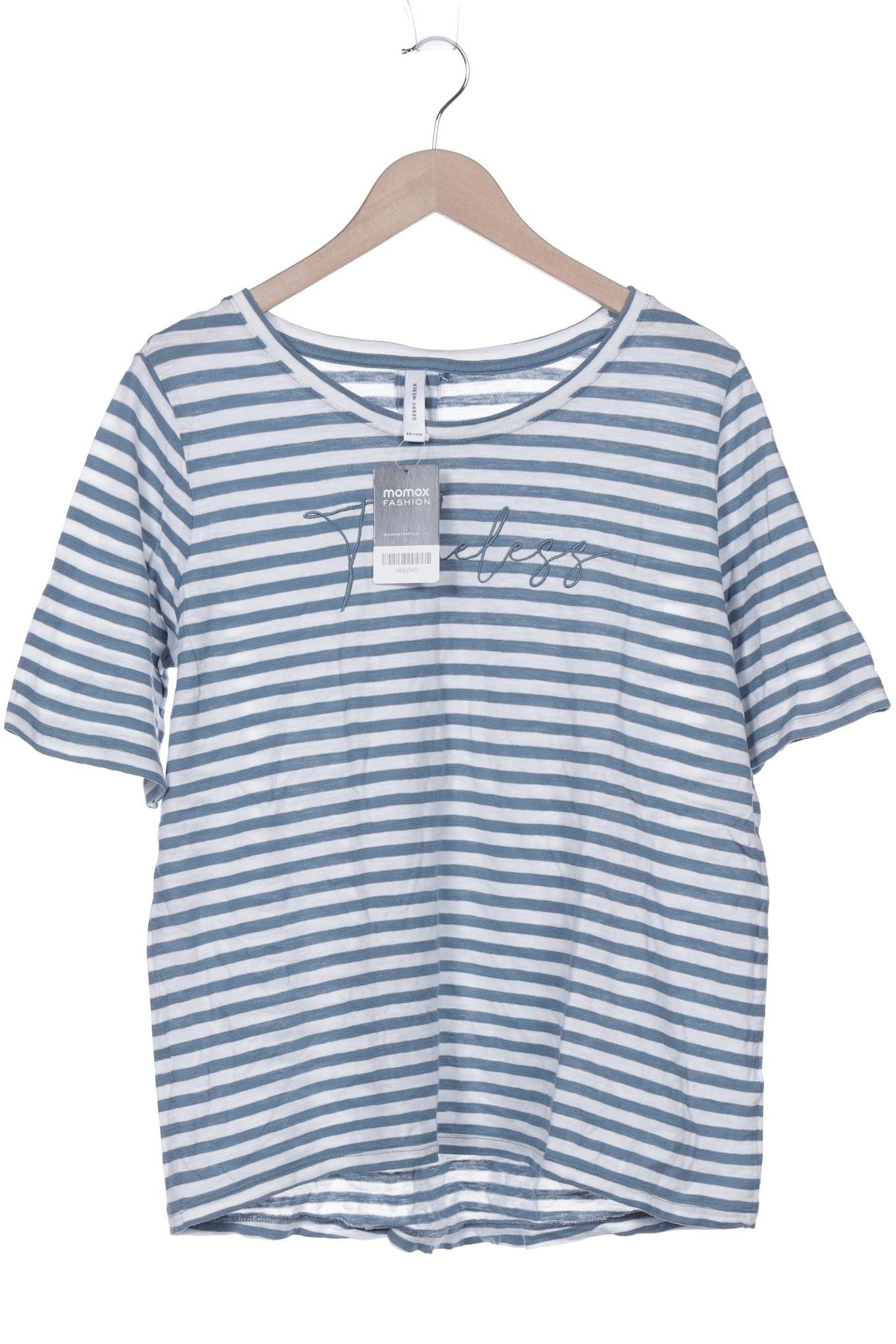 

Gerry Weber Damen T-Shirt, blau, Gr. 42
