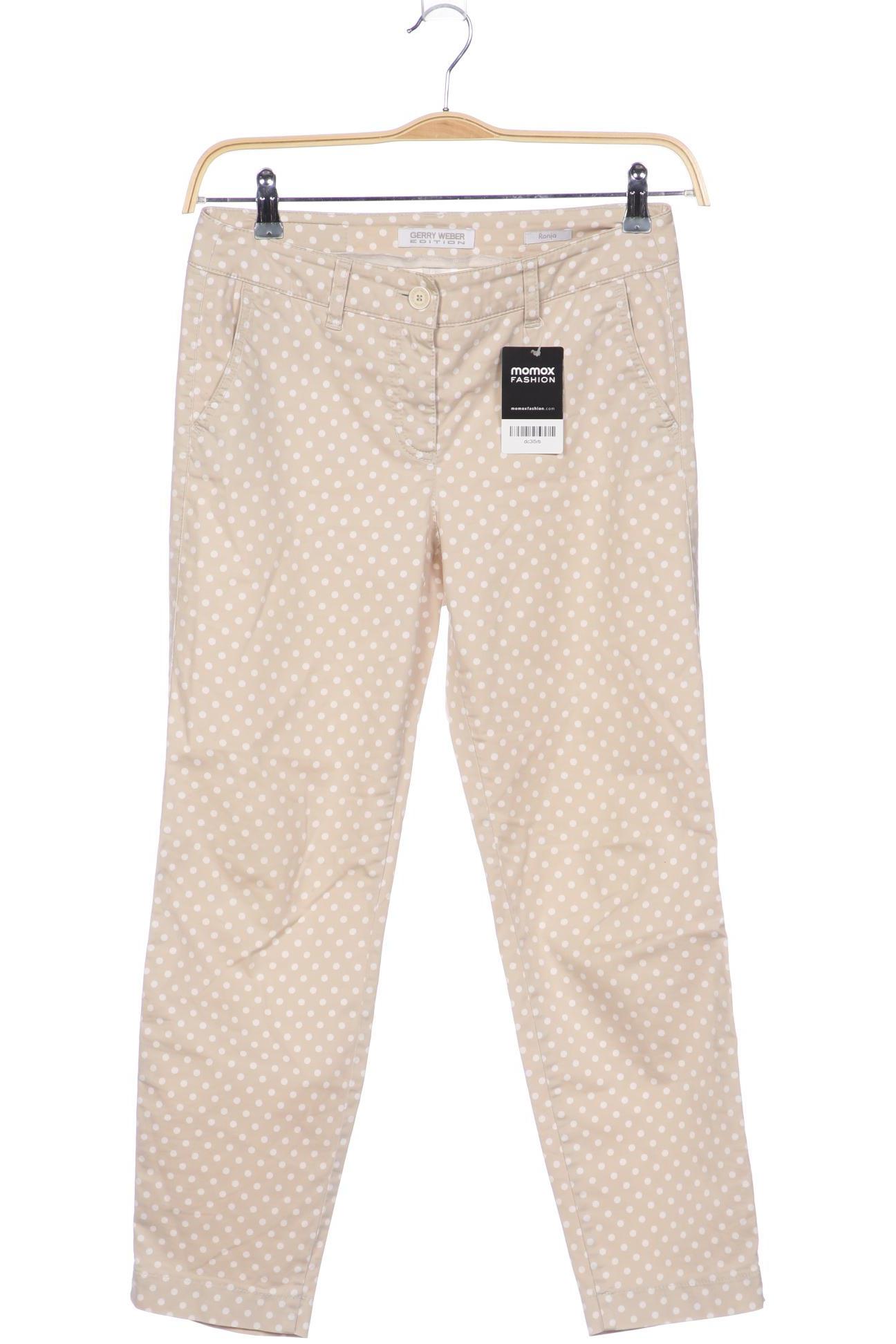 

Gerry Weber Damen Stoffhose, beige, Gr. 38