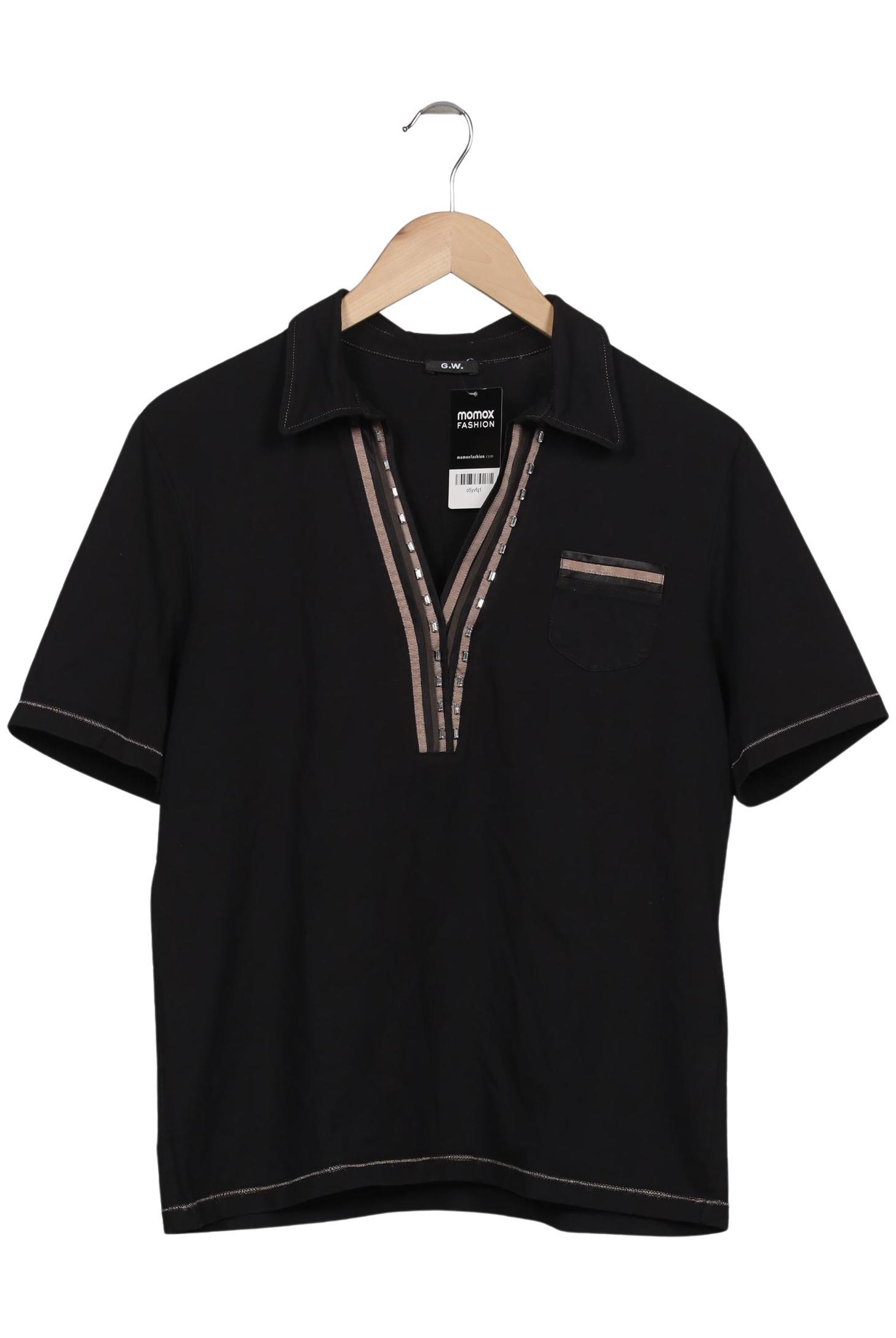 

Gerry Weber Damen Poloshirt, schwarz, Gr. 44