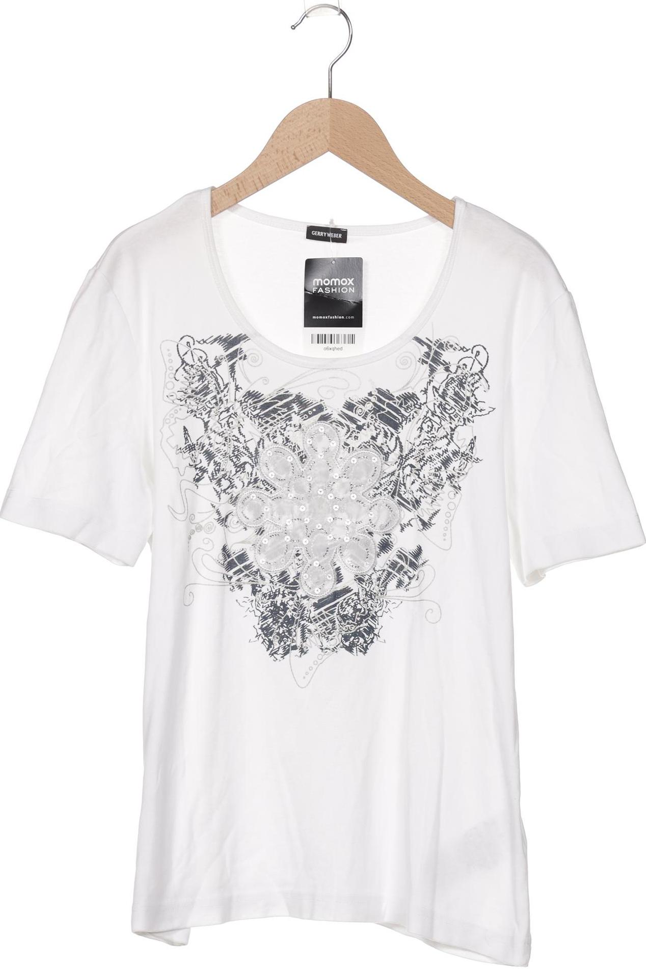 

Gerry Weber Damen T-Shirt, weiß, Gr. 40