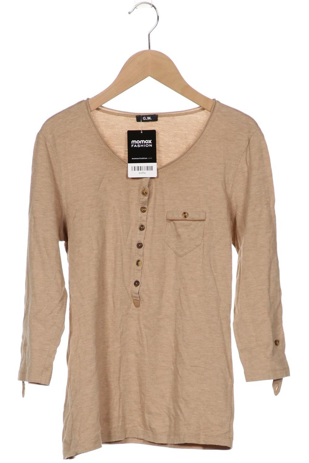 

Gerry Weber Damen Langarmshirt, beige, Gr. 38