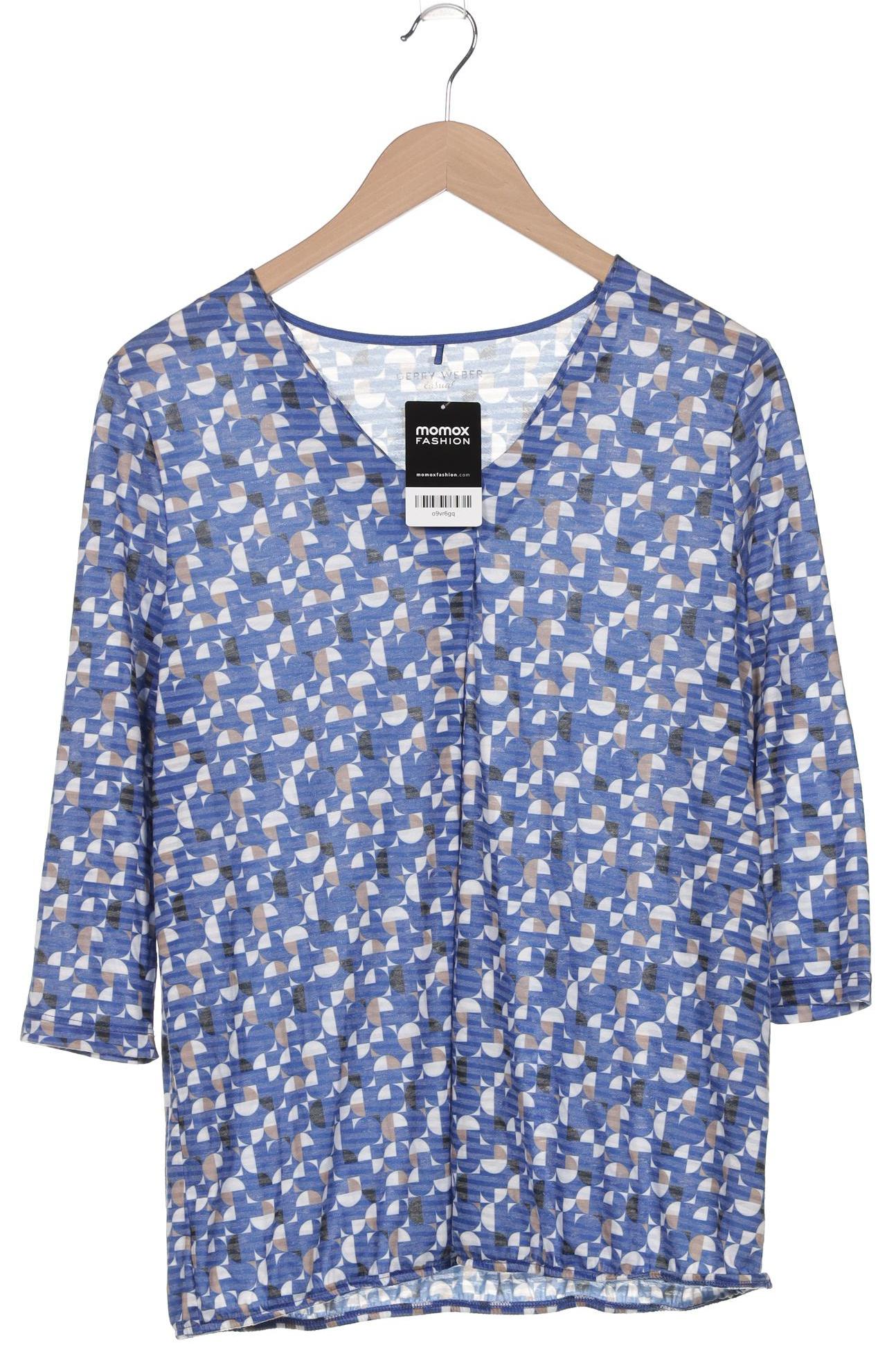 

Gerry Weber Damen Langarmshirt, blau, Gr. 42