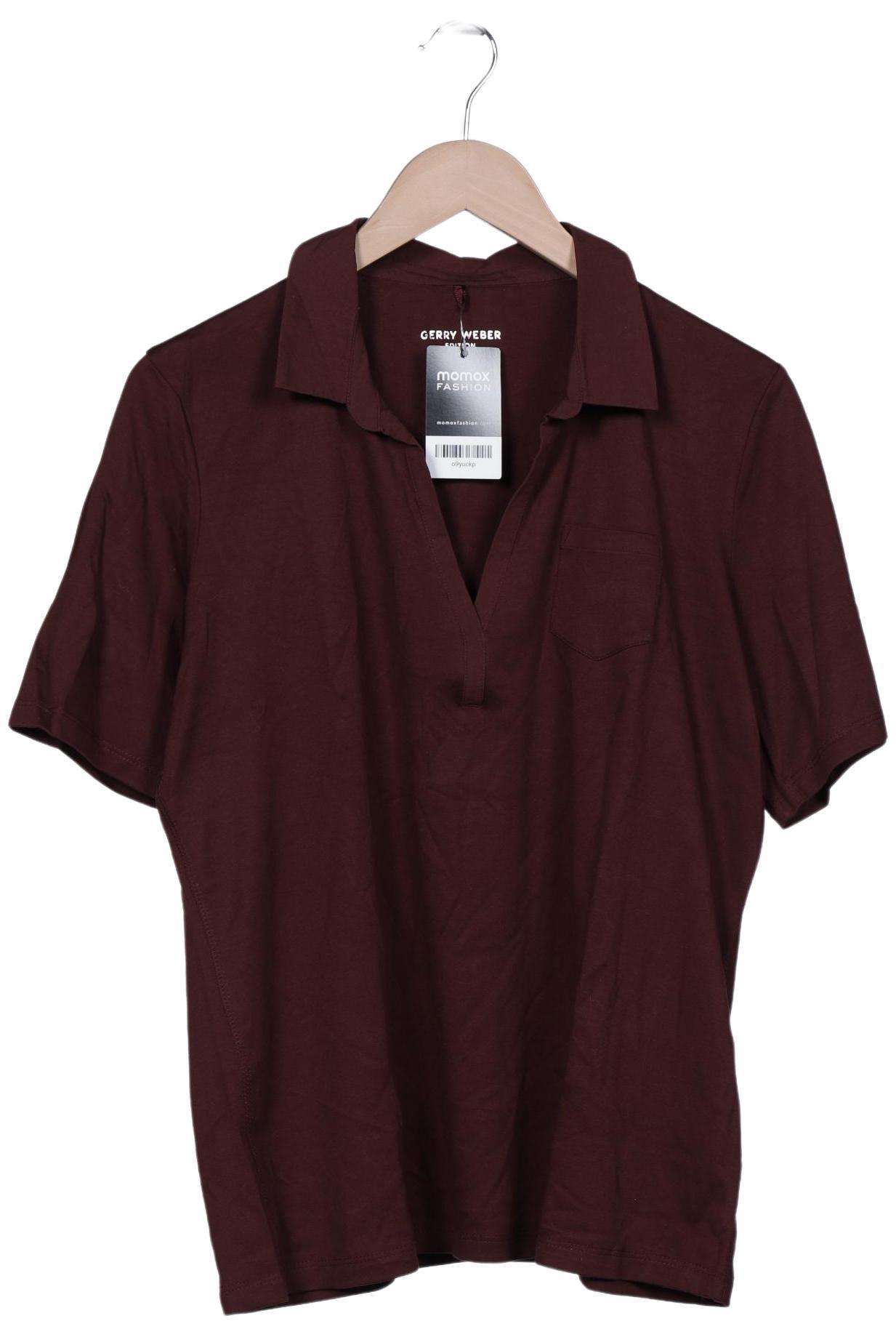 

Gerry Weber Damen Poloshirt, bordeaux, Gr. 44