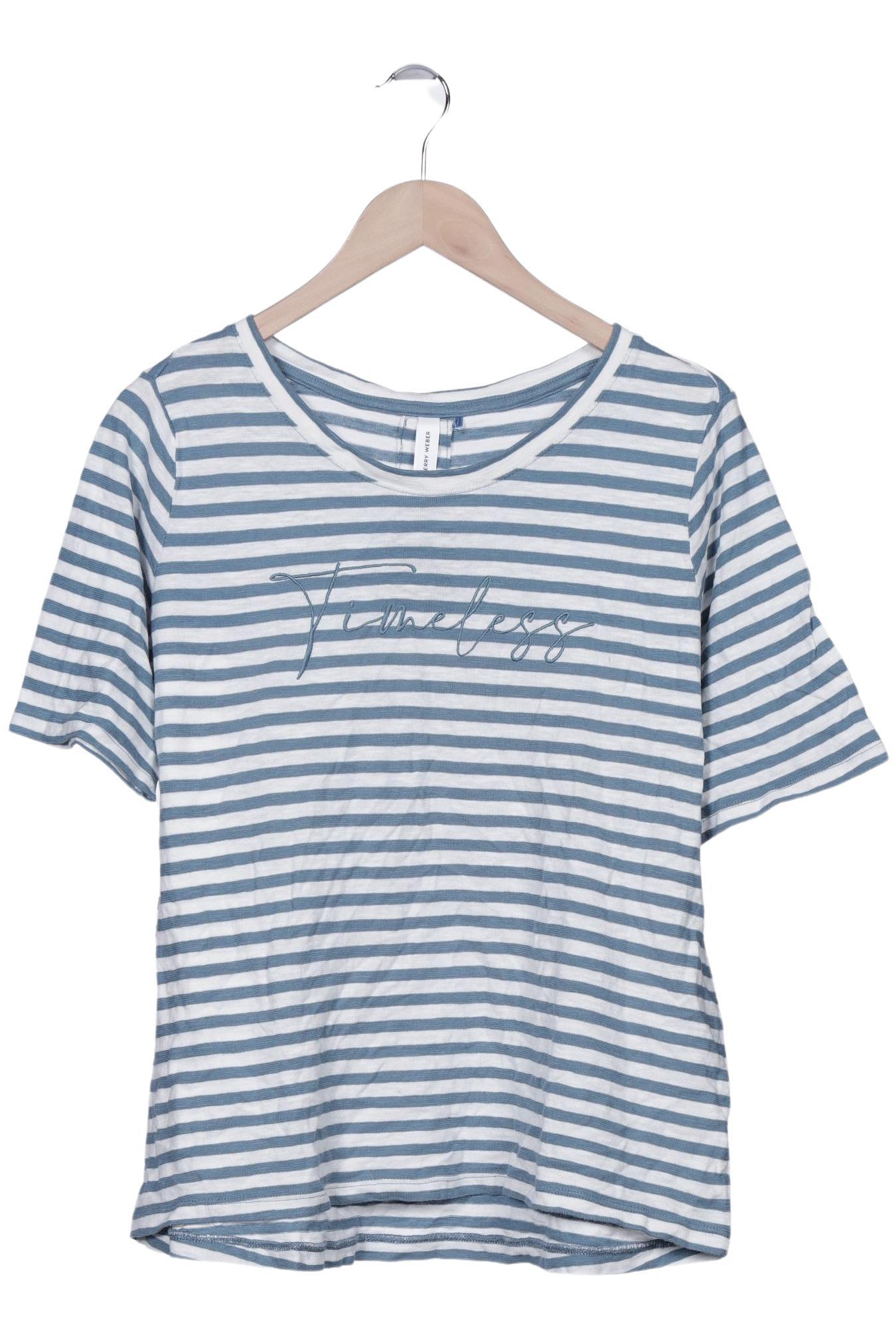 

Gerry Weber Damen T-Shirt, blau, Gr. 40