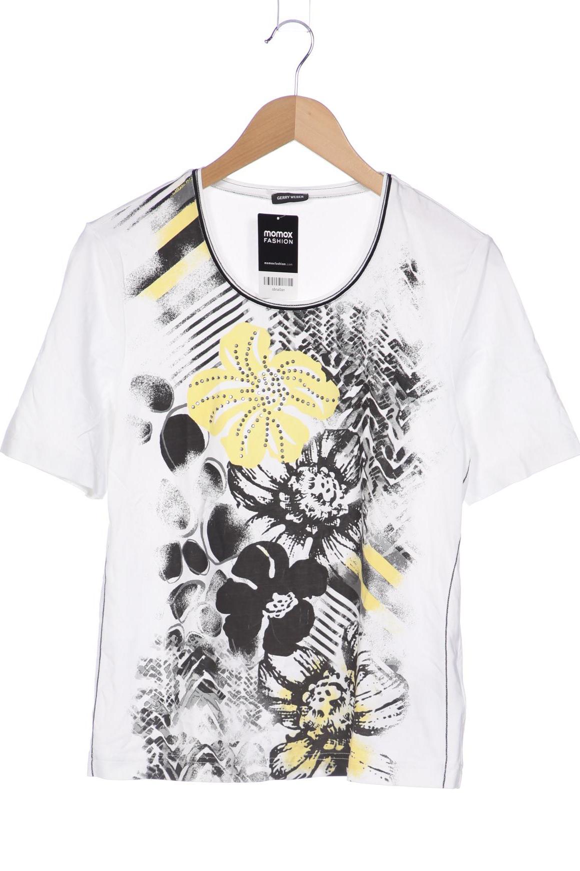 

Gerry Weber Damen T-Shirt, weiß, Gr. 42