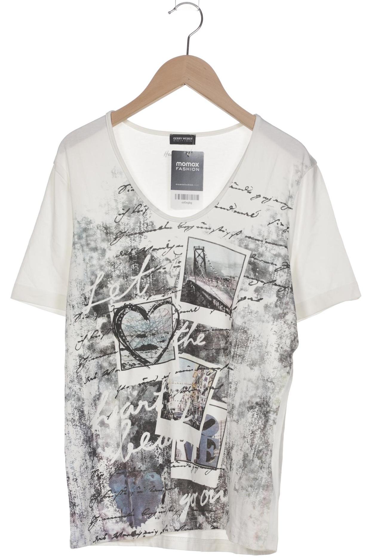 

Gerry Weber Damen T-Shirt, weiß, Gr. 38