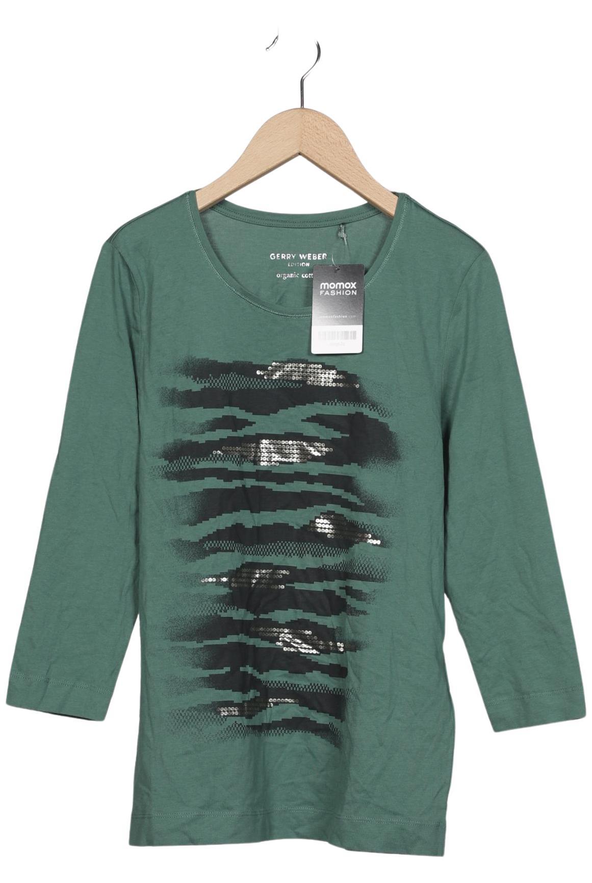 

Gerry Weber Damen Langarmshirt, grün, Gr. 36