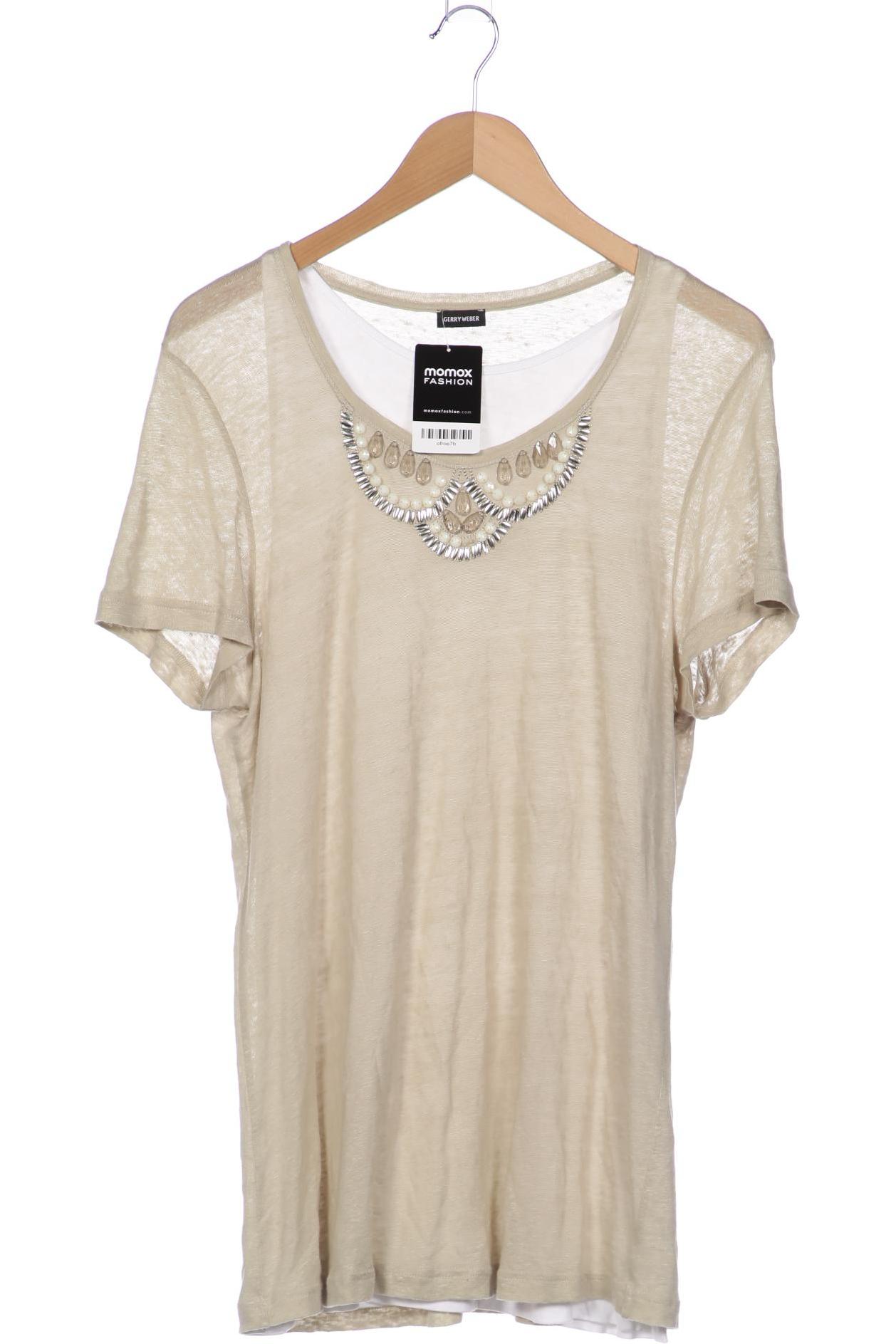 

Gerry Weber Damen T-Shirt, beige, Gr. 38