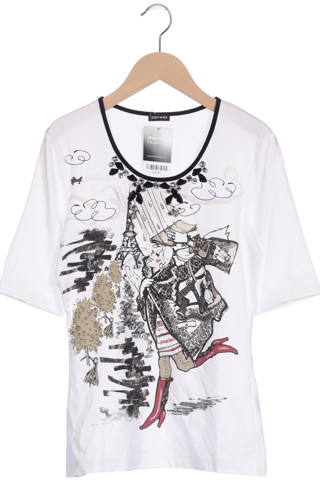 

Gerry Weber Damen T-Shirt, weiß, Gr. 36