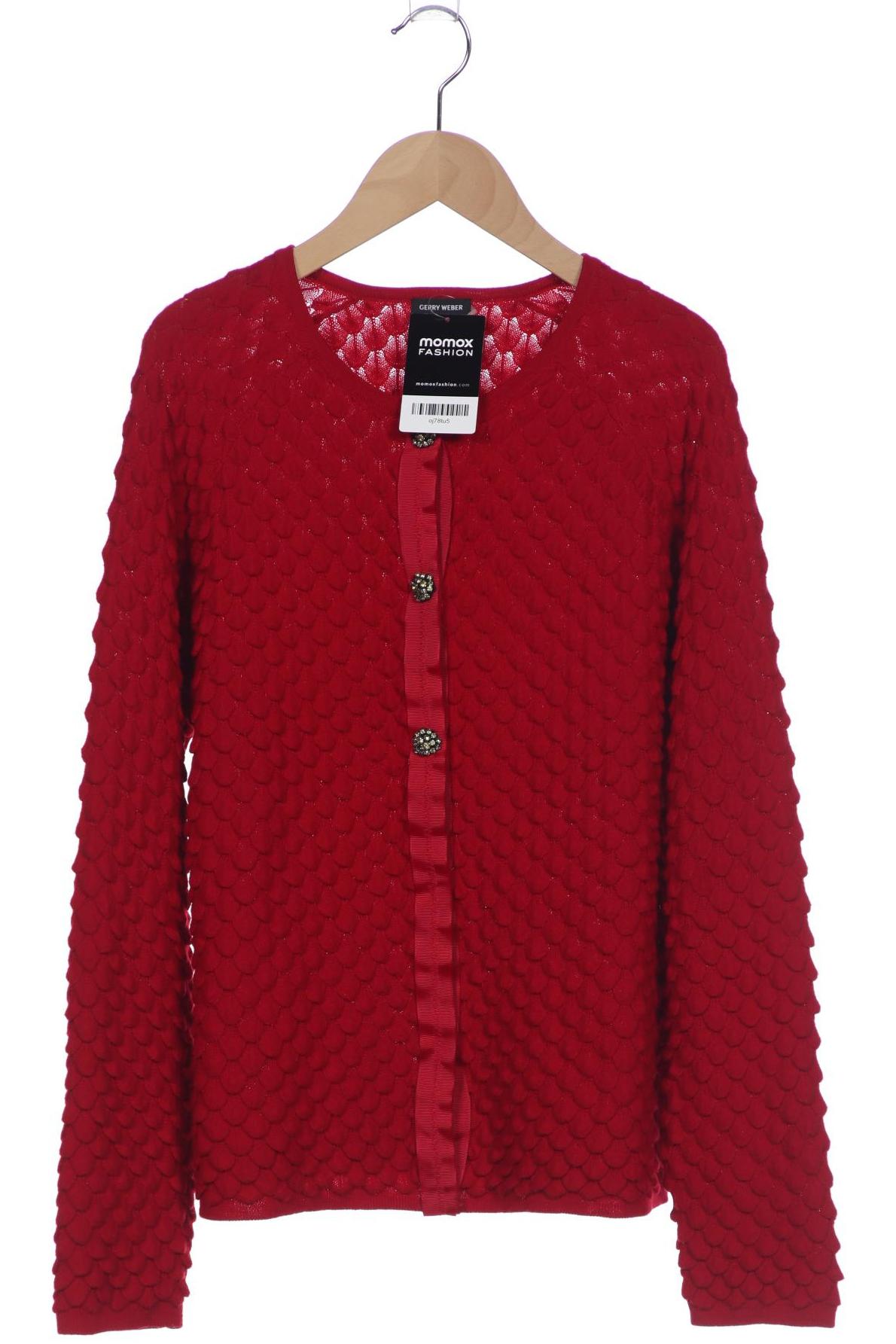

Gerry Weber Damen Strickjacke, rot, Gr. 42