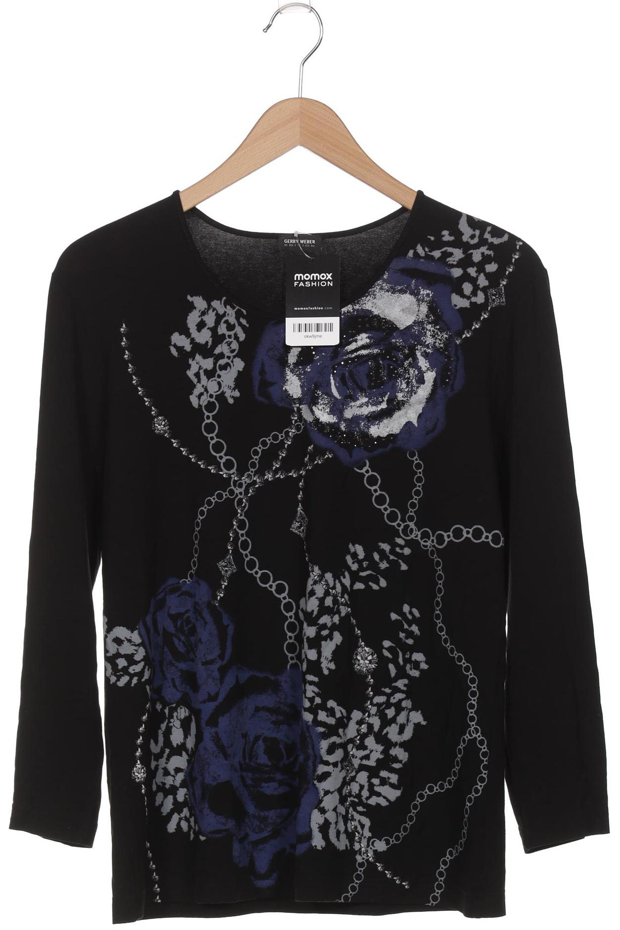 

Gerry Weber Damen Langarmshirt, schwarz, Gr. 42