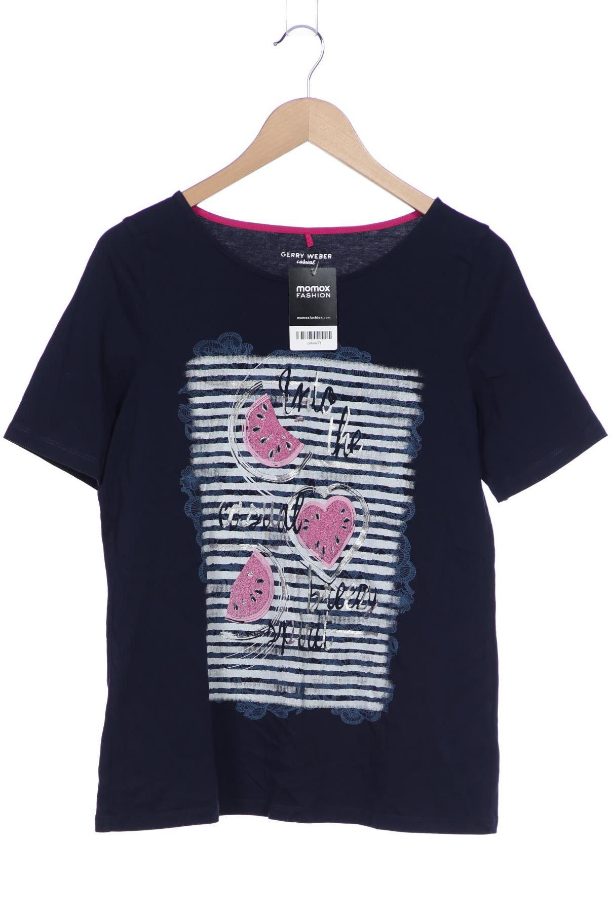 

Gerry Weber Damen T-Shirt, marineblau, Gr. 42