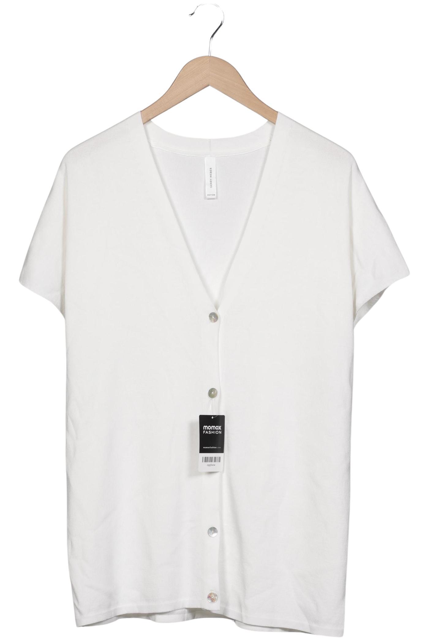 

Gerry Weber Damen Strickjacke, weiß, Gr. 46