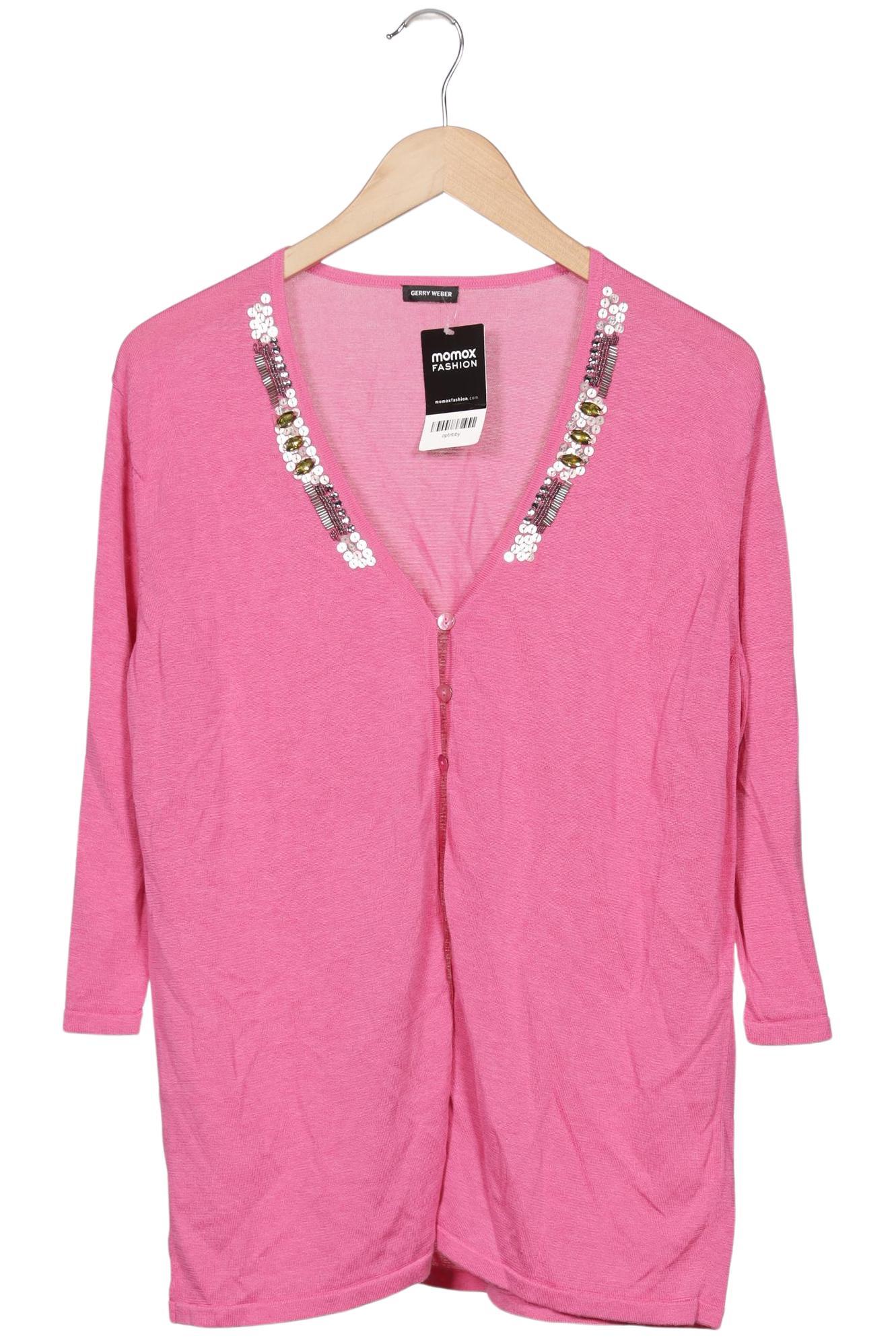 

Gerry Weber Damen Strickjacke, pink, Gr. 44
