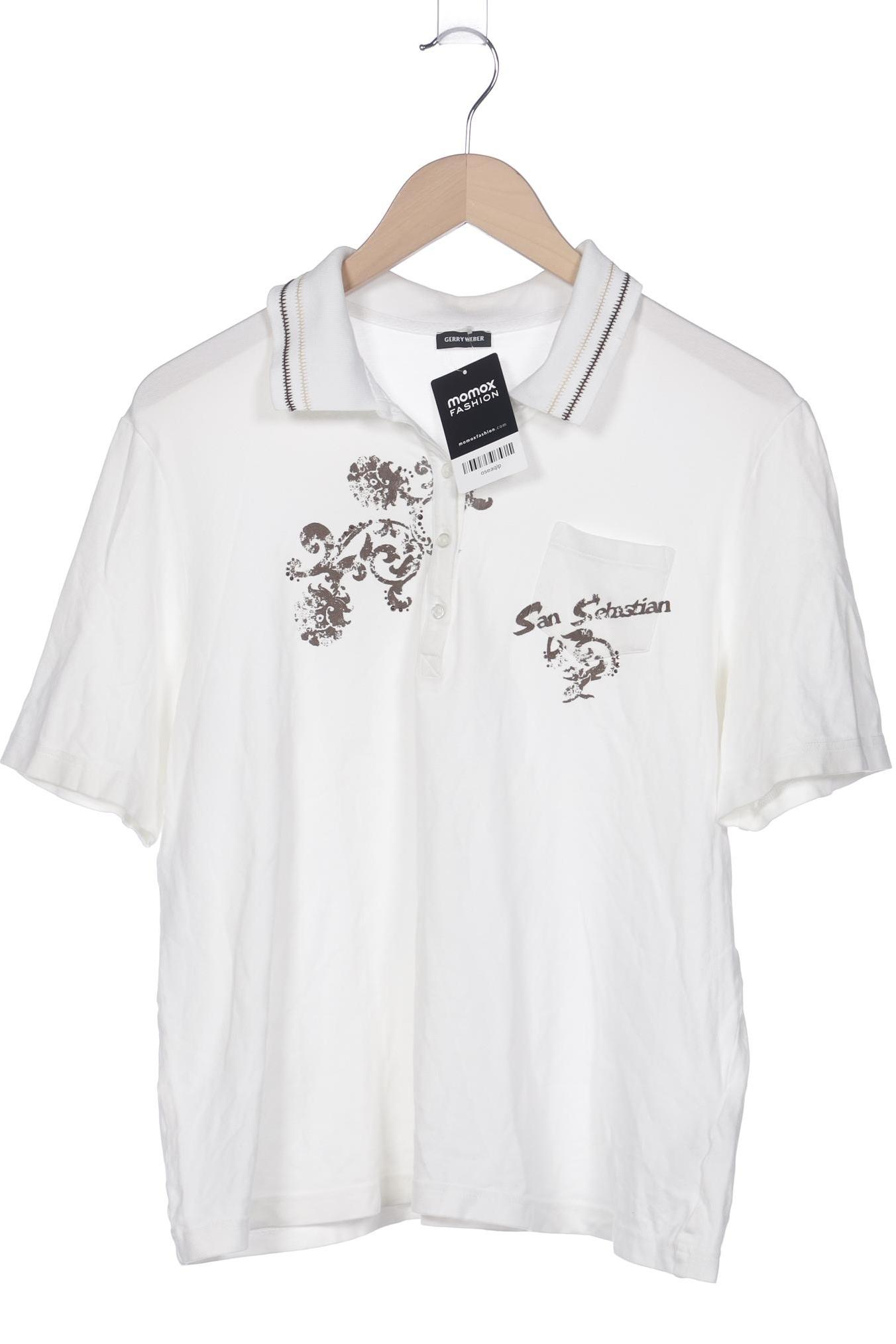 

Gerry Weber Damen Poloshirt, cremeweiß, Gr. 46