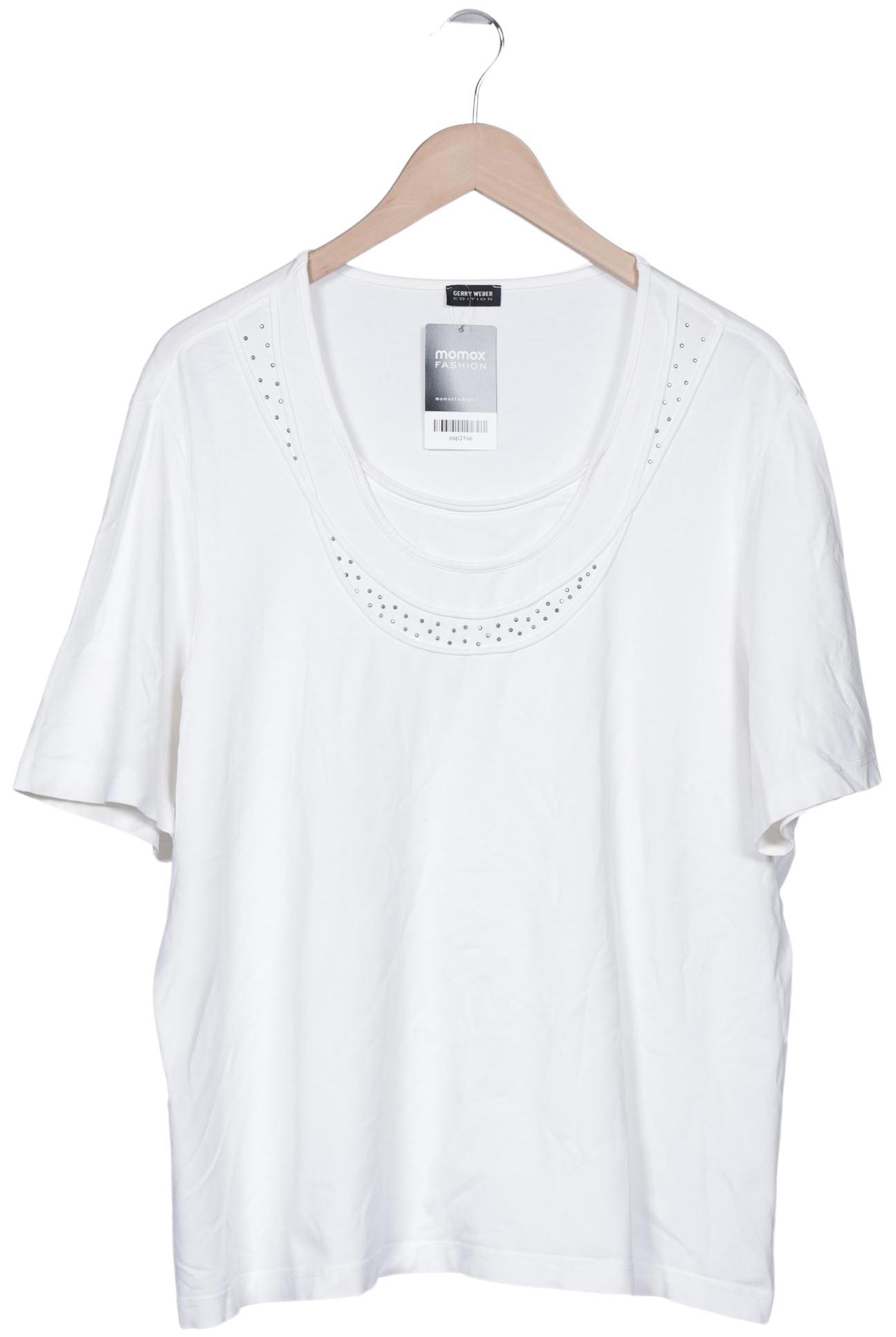 

Gerry Weber Damen T-Shirt, cremeweiß, Gr. 52