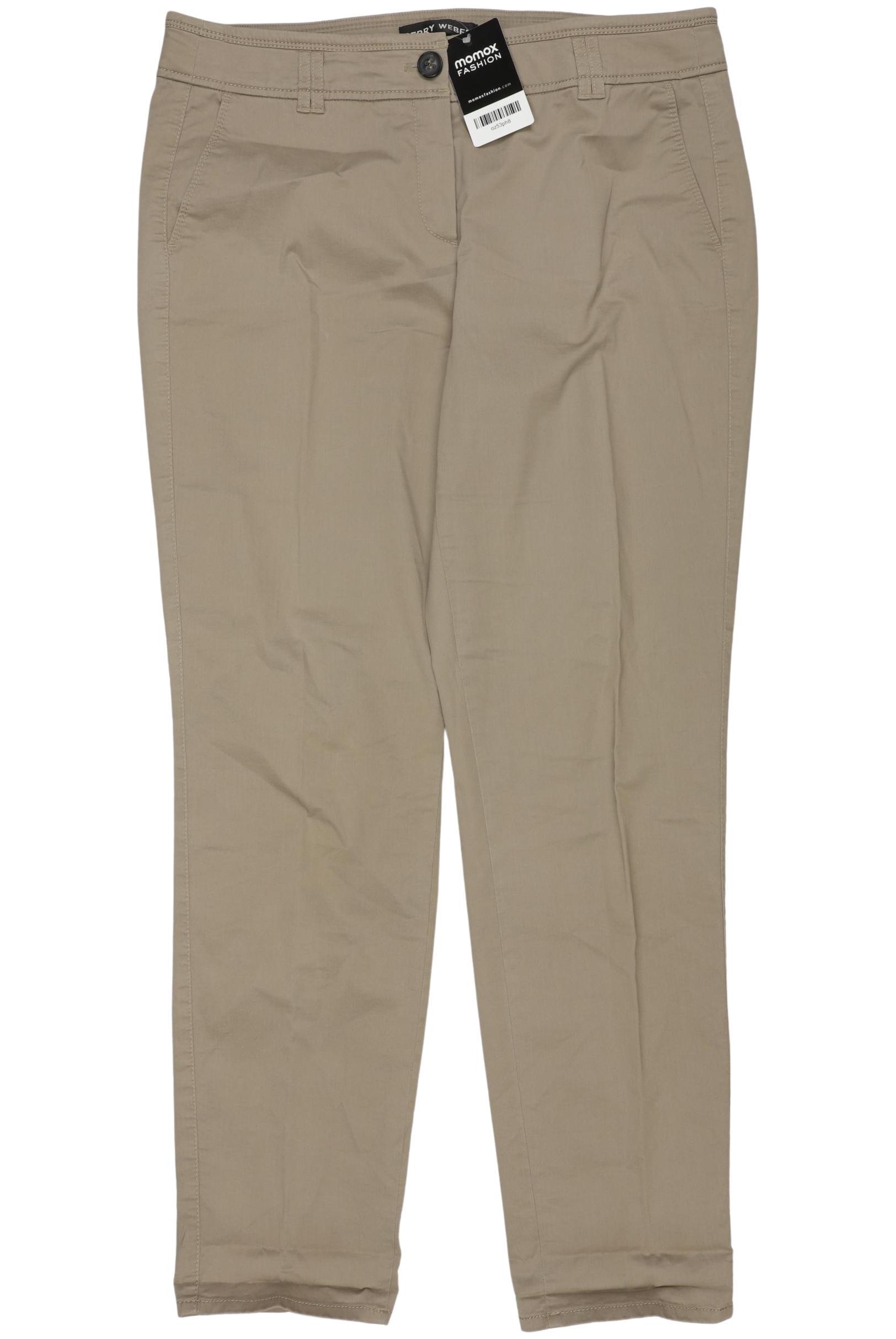 

Gerry Weber Damen Stoffhose, beige, Gr. 42
